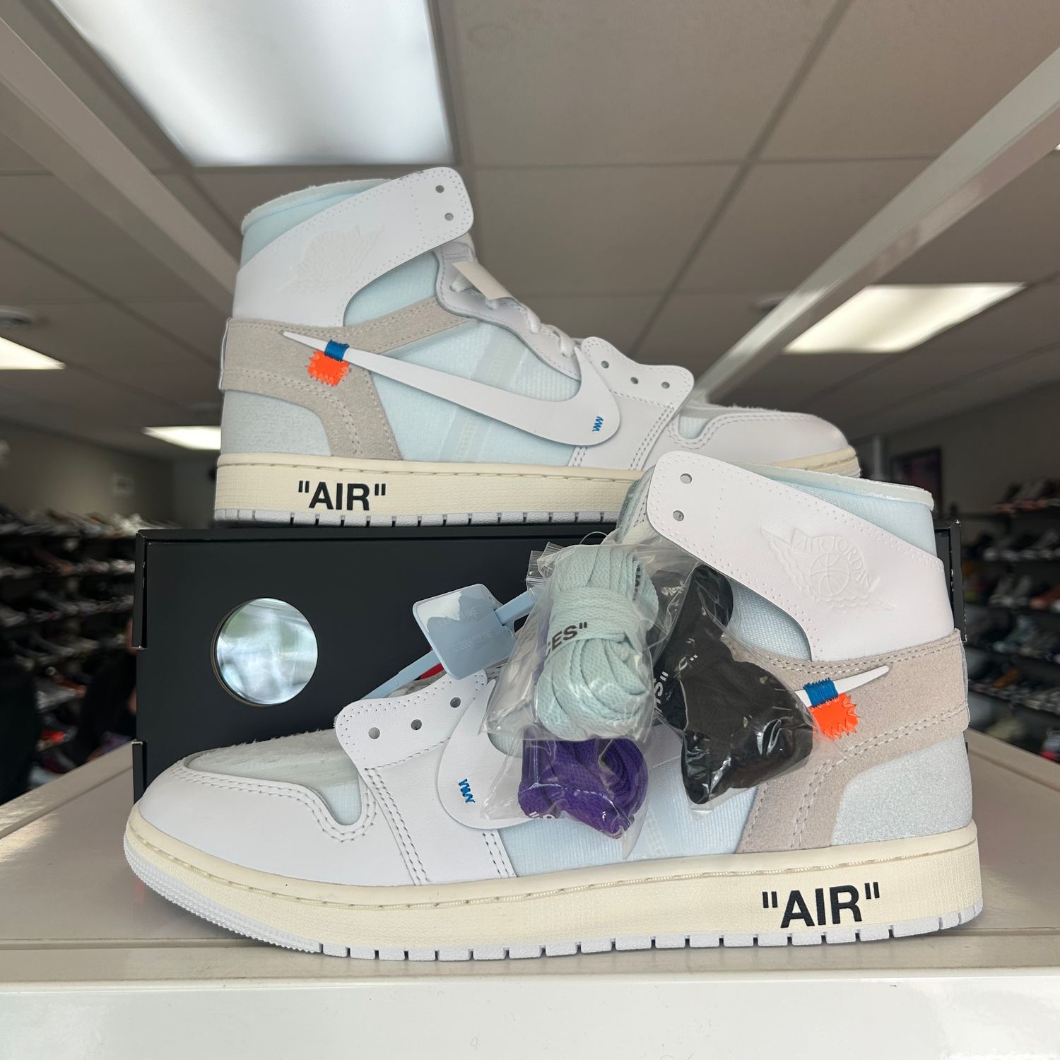 NEW AIR JORDAN 1 RETRO HIGH VIRGIL ABLOH ARCHIVE ALASKA