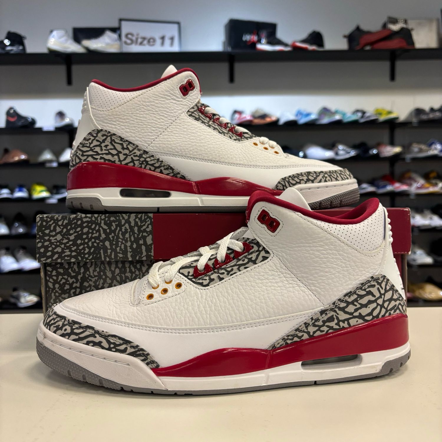 PO2 AIR JORDAN 3 CARDINAL SIZE 10