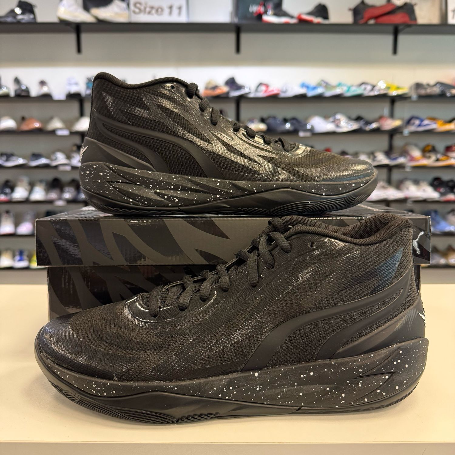 PO PUMA LAMELO BALL MB.02 OREO SIZE 9