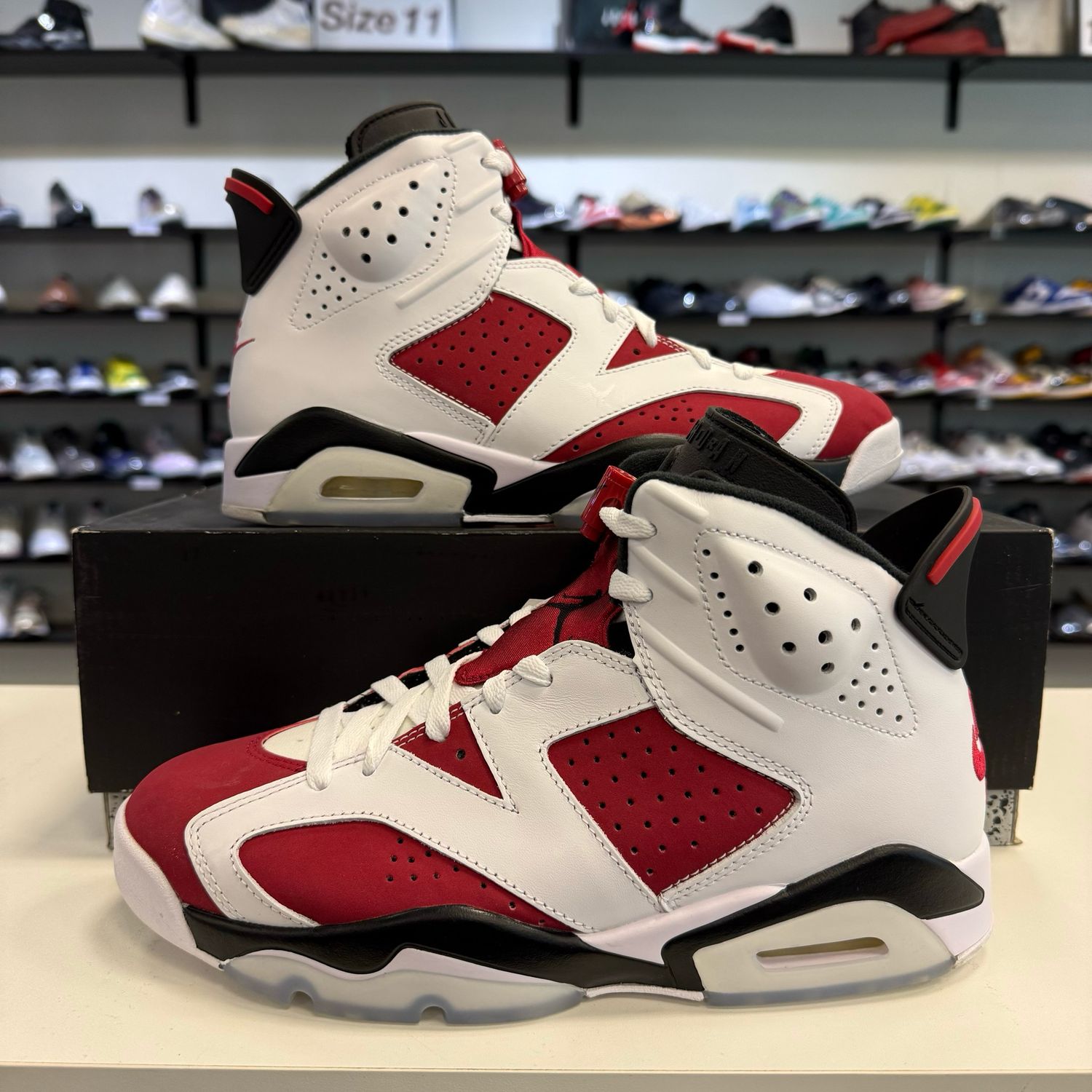 PO AIR JORDAN 6 CARMINE (2021) SIZE 8