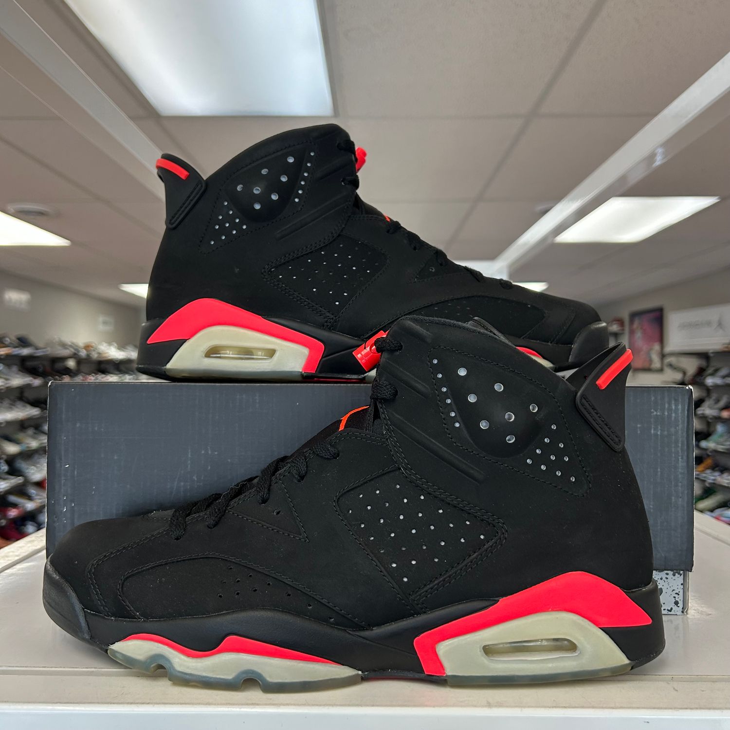 PO AIR JORDAN 6 INFRARED BLACK (2014) SIZE 11