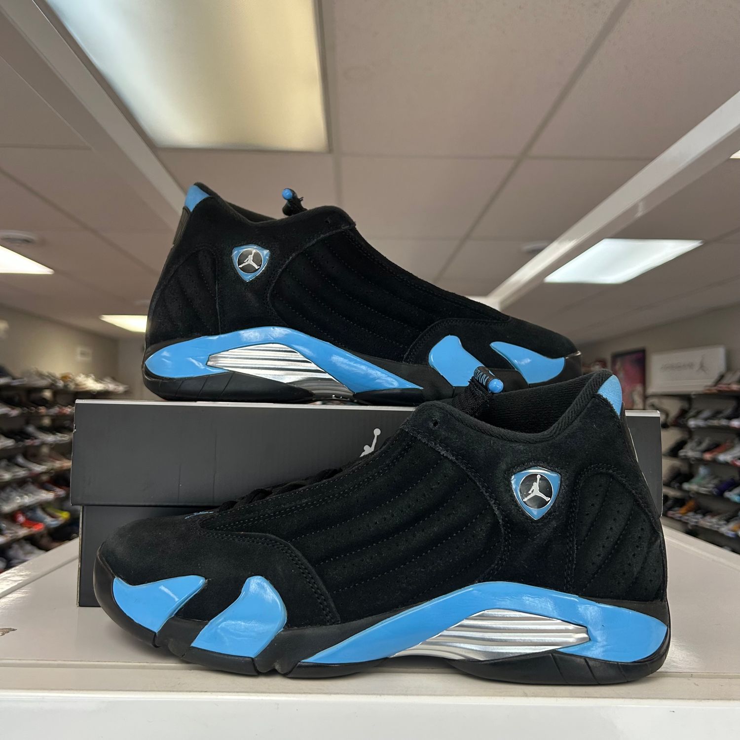 PO AIR JORDAN 14 RETRO BLACK UNIVERSITY BLUE (2026) SIZE 11