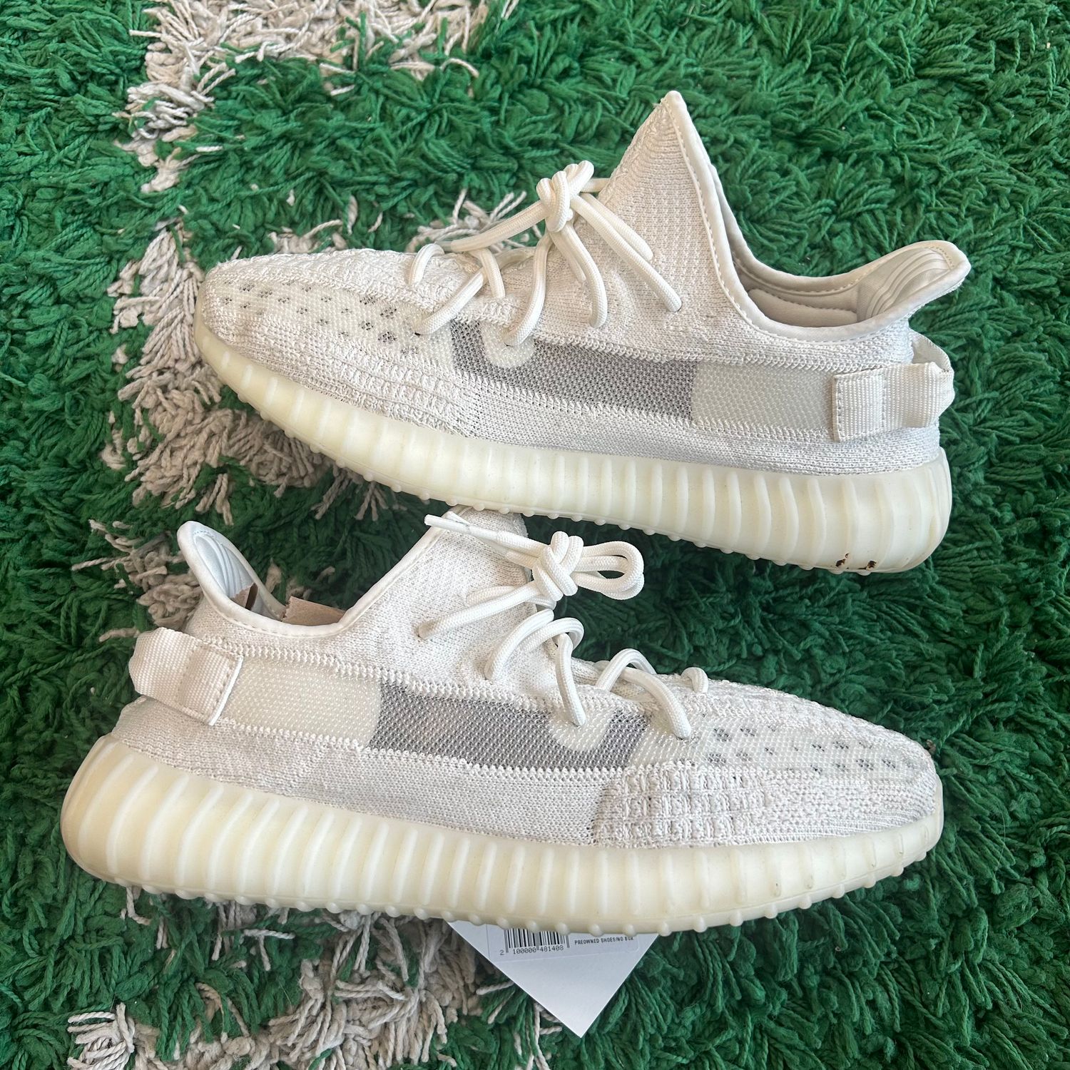 PO NB ADIDAS YEEZY BOOST 350 V2 BONE WHITE SIZE 9.5