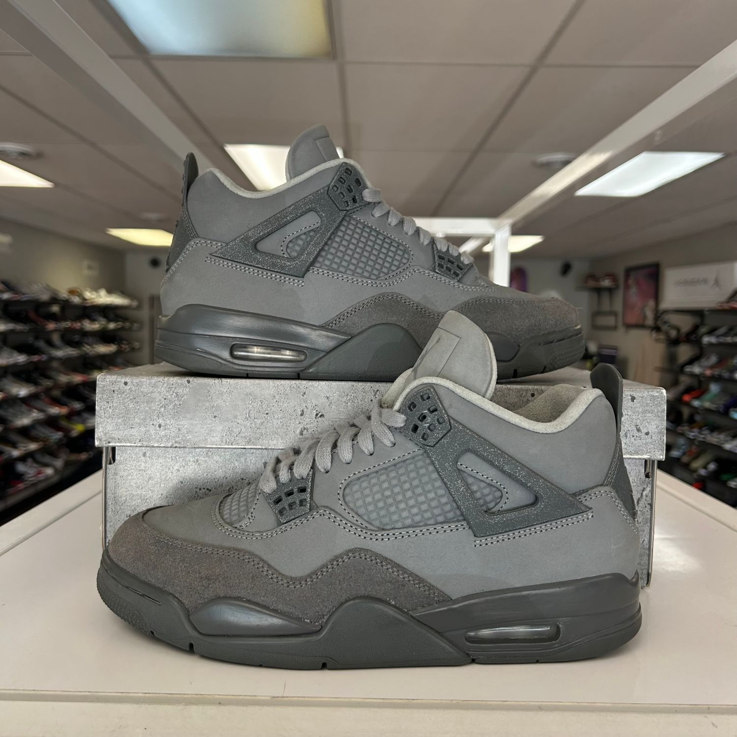 PO2 AIR JORDAN 4 RETRO SE PARIS OLYMPICS WET CEMENT SIZE 8.5