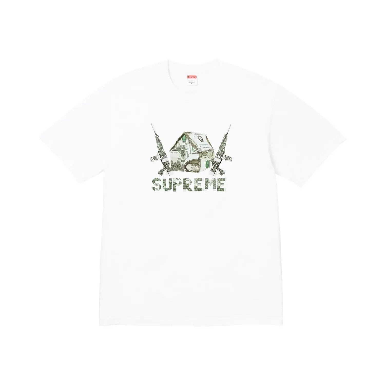 NEW SUPREME ORIGAMI TEE WHITE
