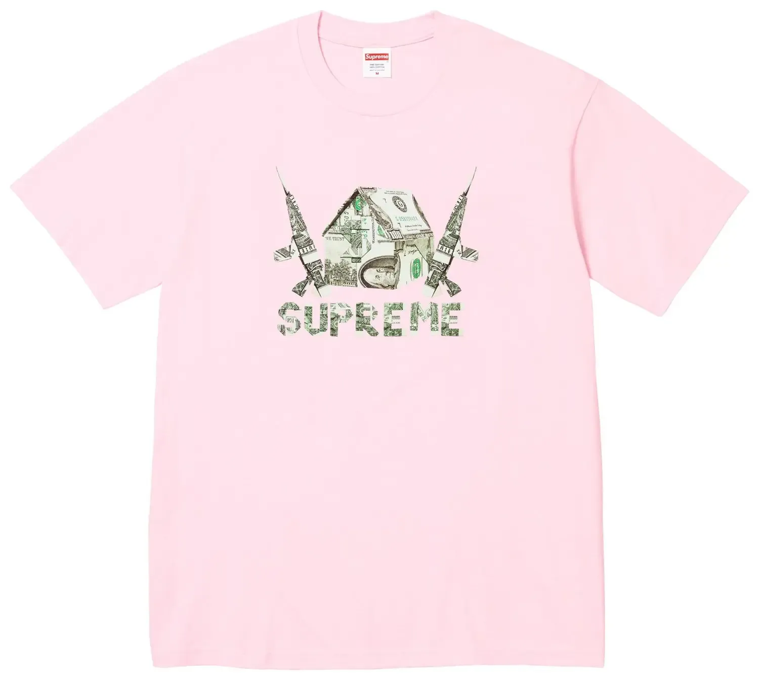 NEW SUPREME ORIGAMI TEE PINK