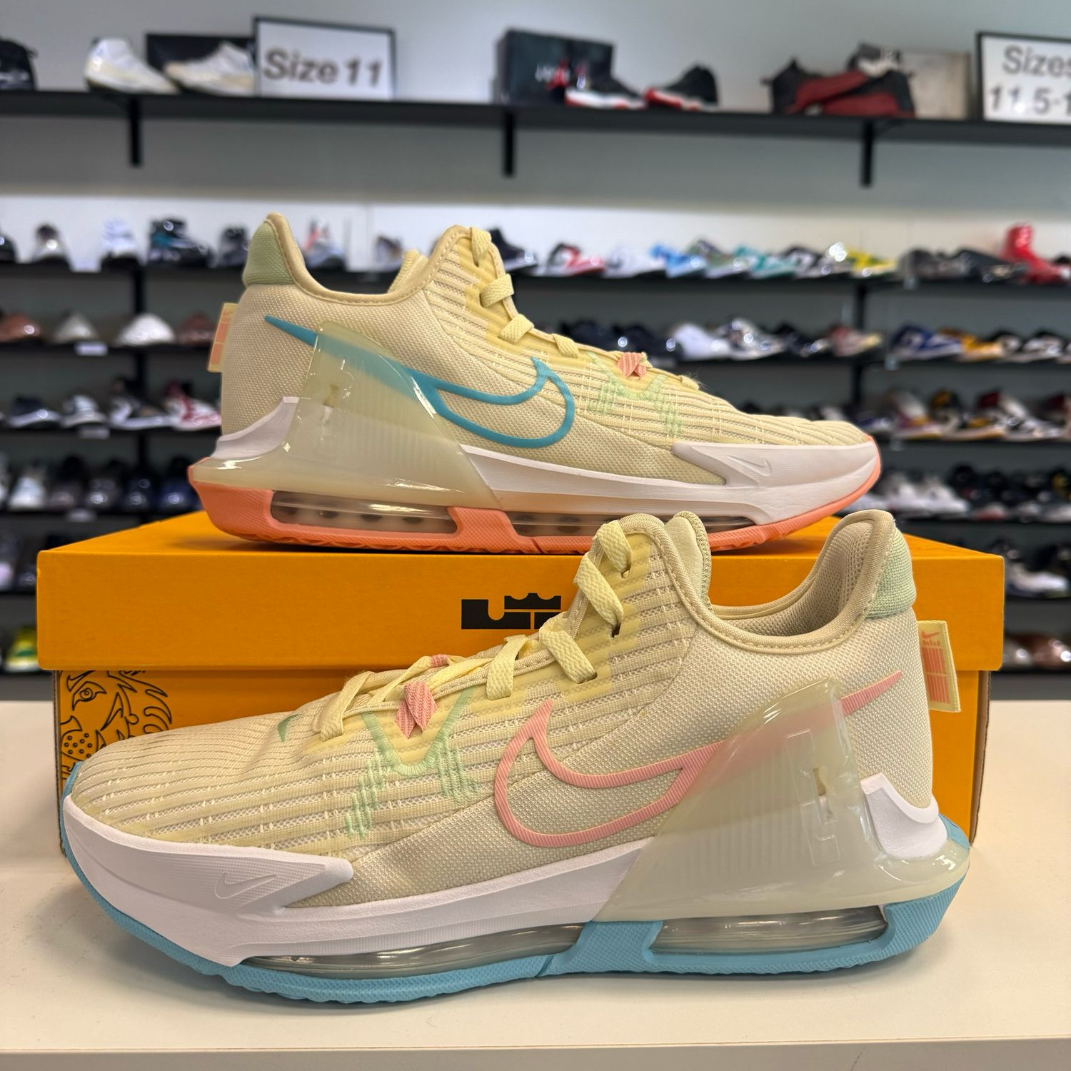 PO NIKE LEBRON WITNESS 6 EASTER SIZE 9.5