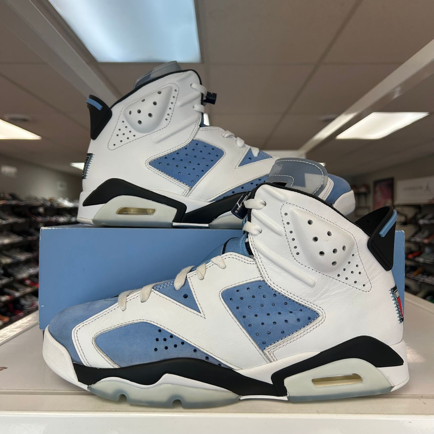 PO2 AIR JORDAN 6 RETRO UNC WHITE SIZE 10.5
