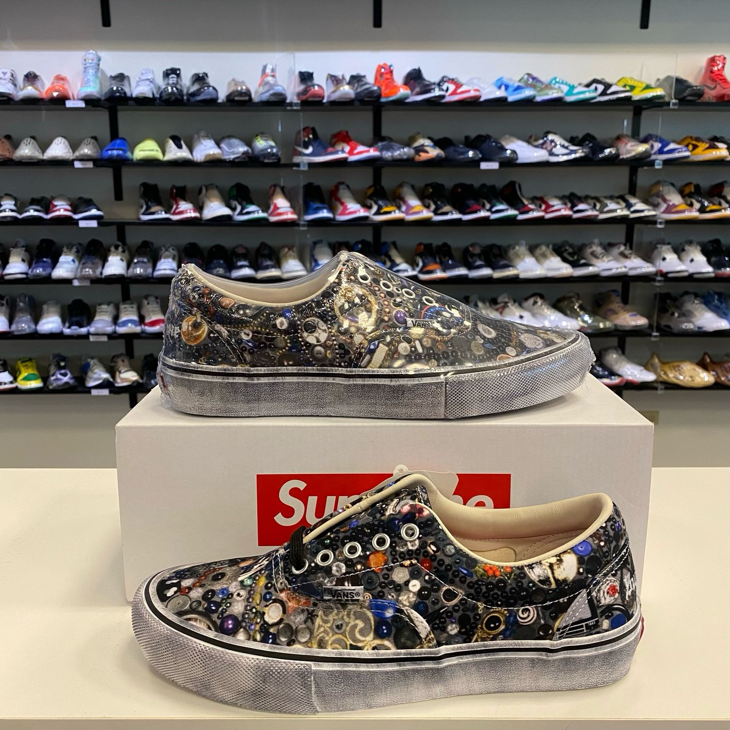 NEW SUPREME X VANS ERA X MIKE KELLEY GREY