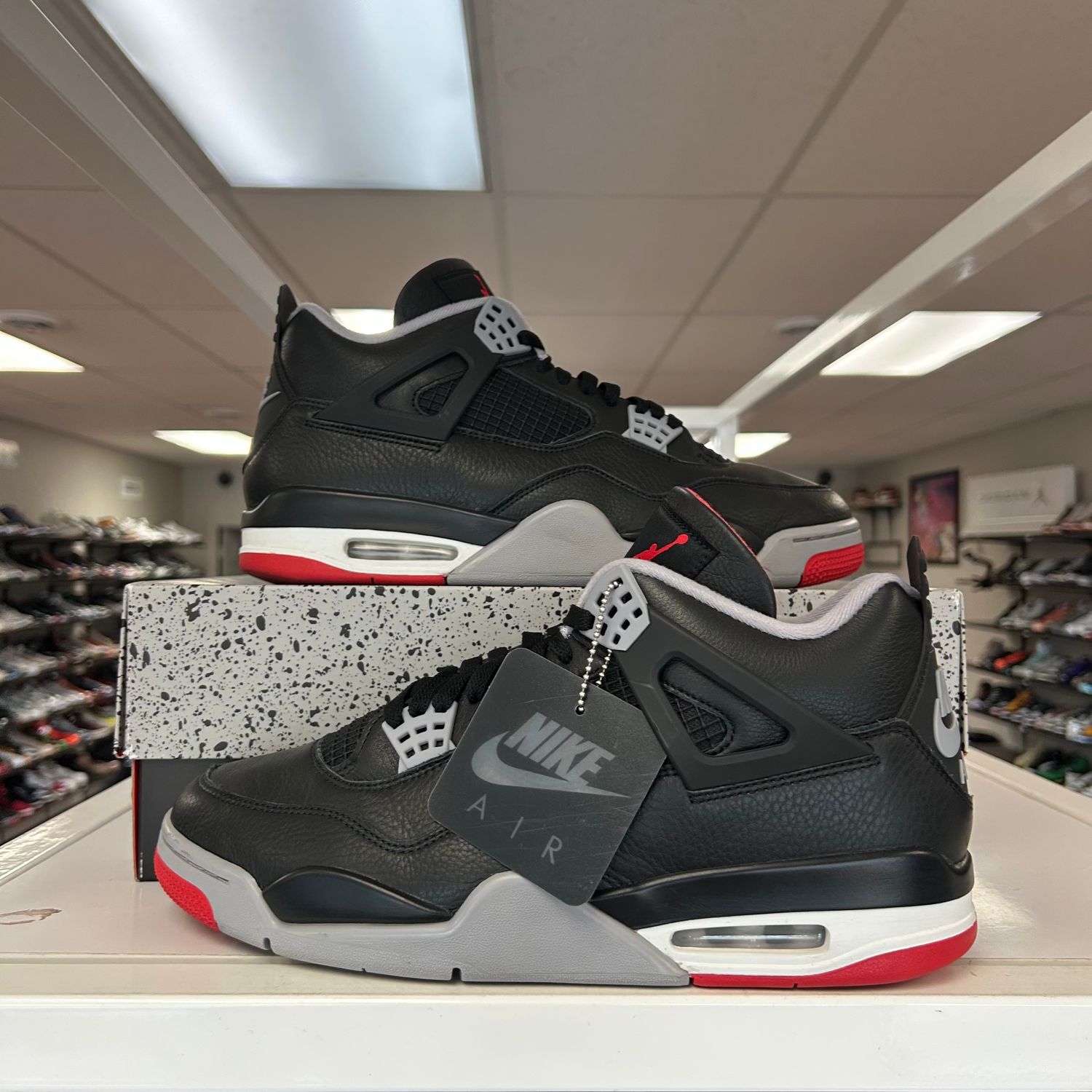 PO5 AIR JORDAN 4 RETRO BRED REIMAGINED SIZE 12