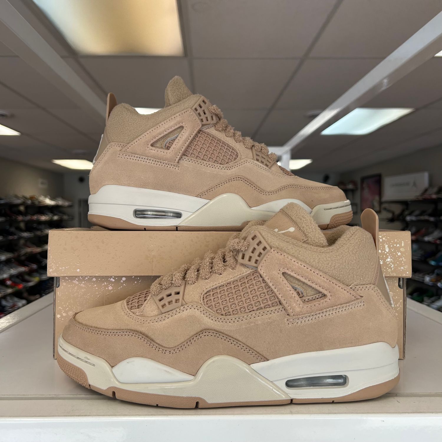 PO AIR JORDAN 4 RETRO COZY GIRL (WOMENS) SIZE 9.5W