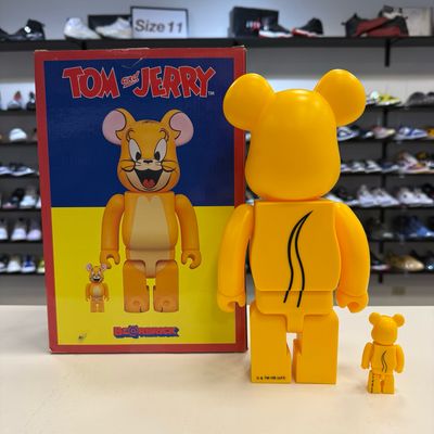 NEW BEARBRICK X TOM &amp; JERRY CLASSIC COLOR 100% &amp; 400% SET
