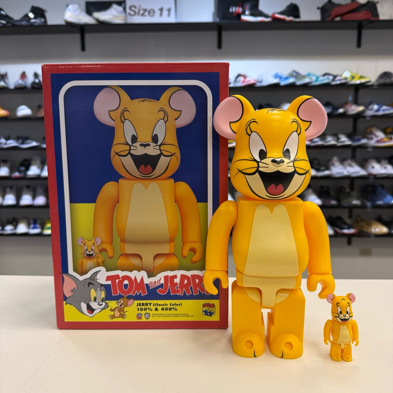 NEW BEARBRICK X TOM &amp; JERRY CLASSIC COLOR 100% &amp; 400% SET