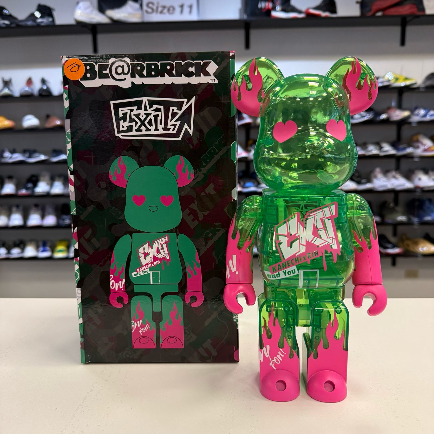 NEW BEARBRICK EXIT 400% GREEN