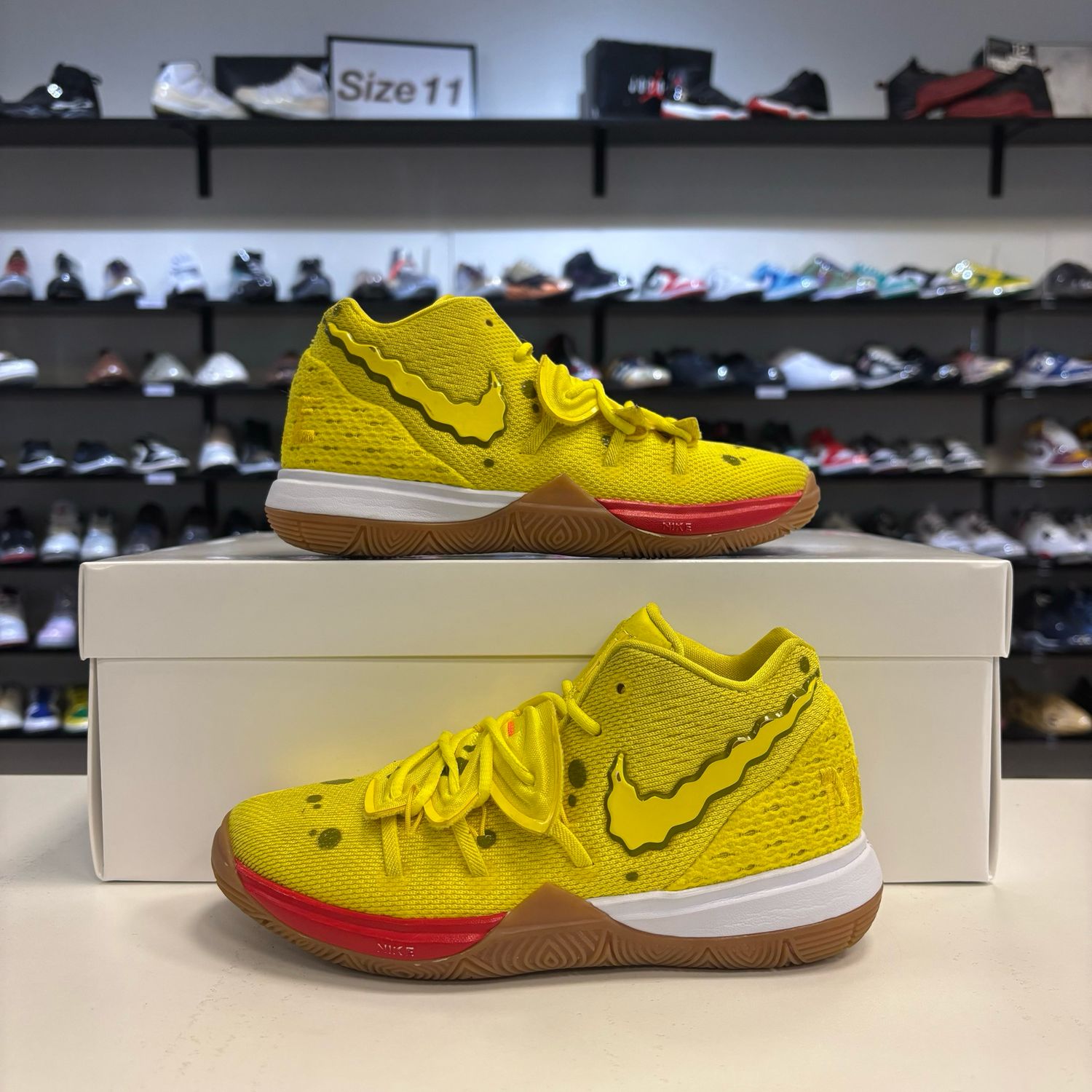 PO NB NIKE KYRIE 5 SPONGEBOB SIZE 2Y