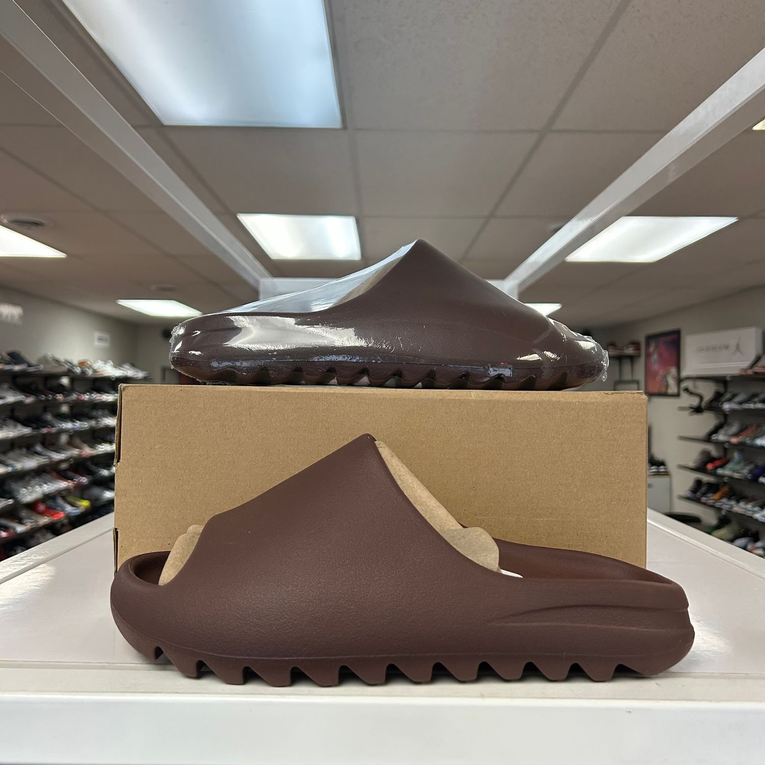 NEW YZY SLIDE YS-01 FUDGE