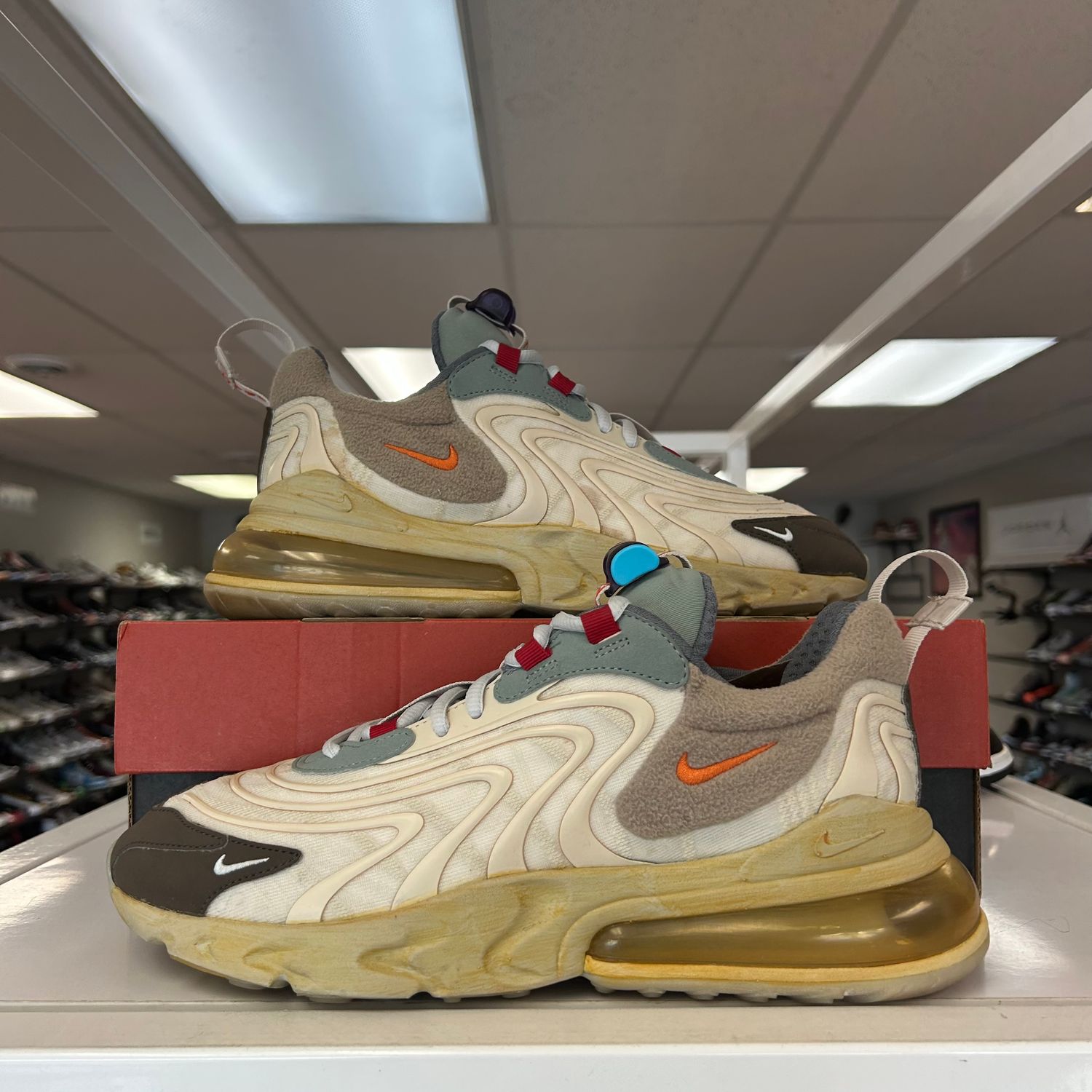PO NIKE AIR MAX 270 TRAVIS SCOTT CACTUS TRAILS SIZE 9