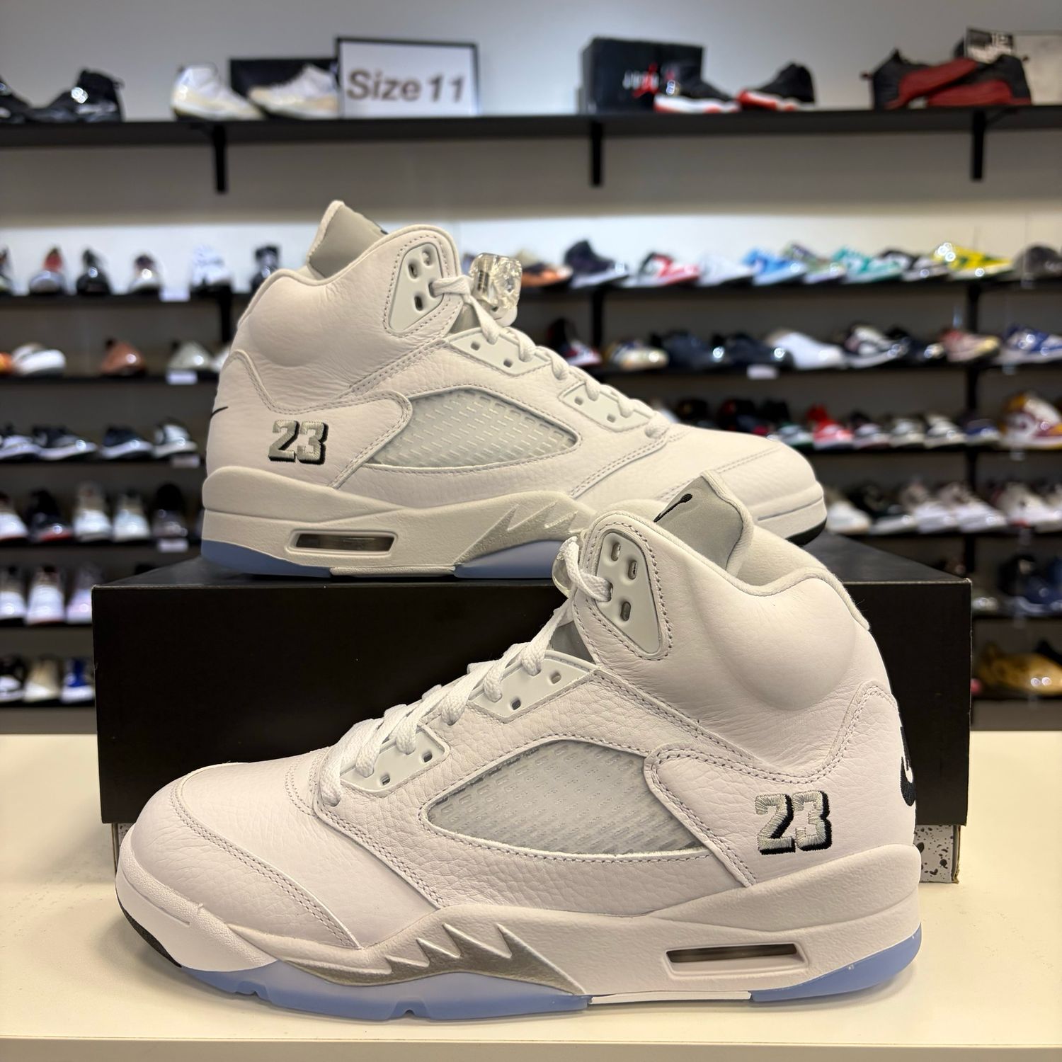 NEW AIR JORDAN 5 WHITE METALLIC (2026)
