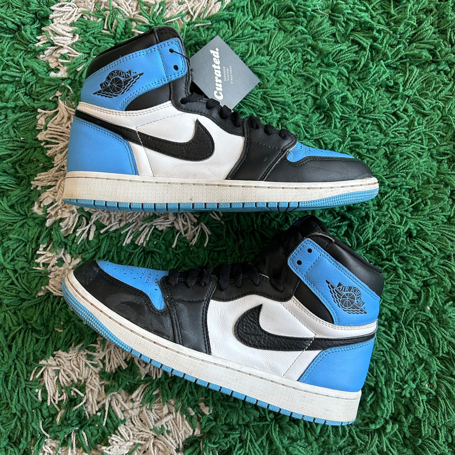 PO NB AIR JORDAN 1 HIGH UNC TOE SIZE 9