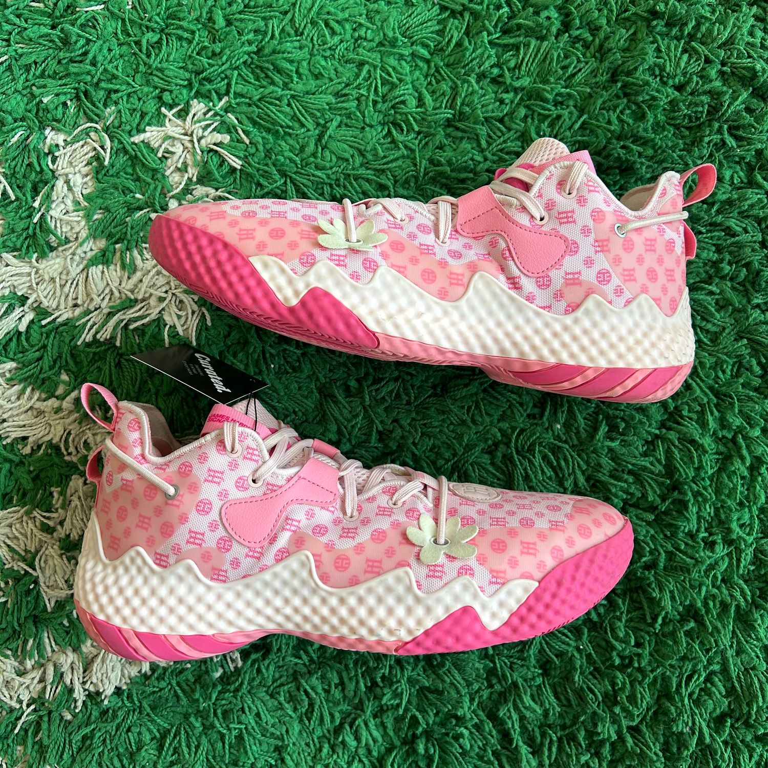 PO NB ADIDAS HARDEN VOL. 6 PINK MONOGRAM SIZE 12