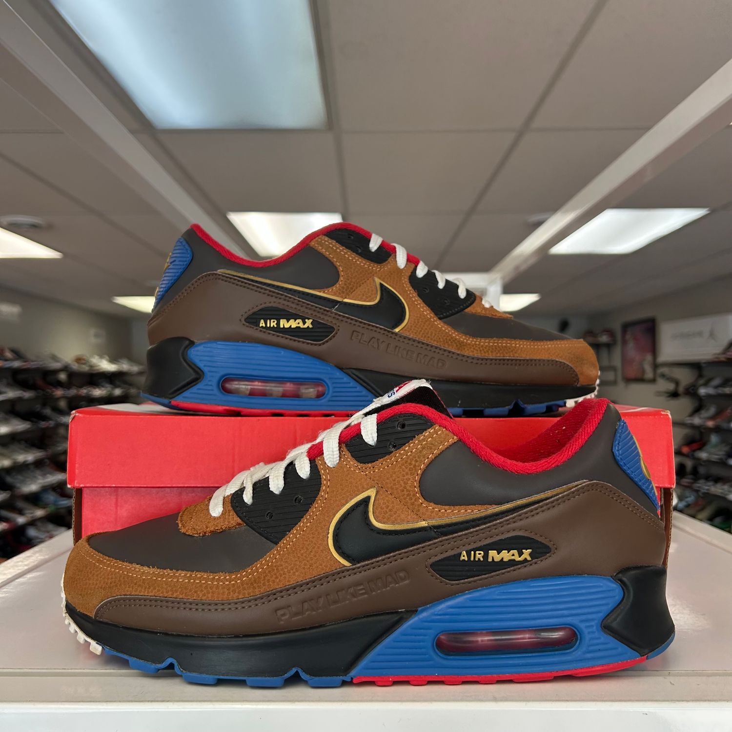 PO NIKE AIR MAX 90 EA SPORTS PLAY LIKE MAD SIZE 12