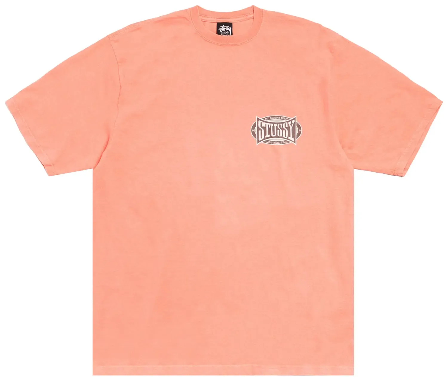 NEW STUSSY CHAMPION OVAL TEE SHERBERT