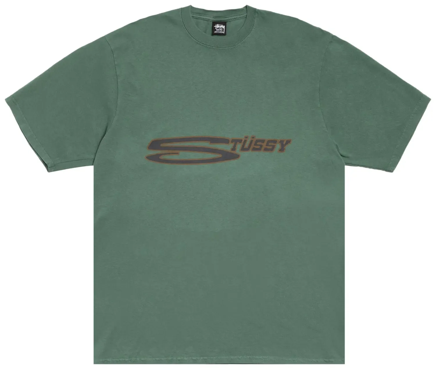 NEW STUSSY STRETCH TEE PINE