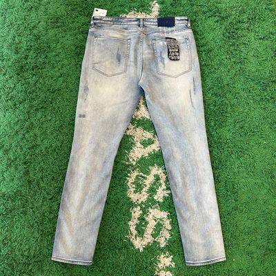 PO KSUBI VAN WINKLE TRASHED DREAMS LIGHT WASH JEANS SIZE 38