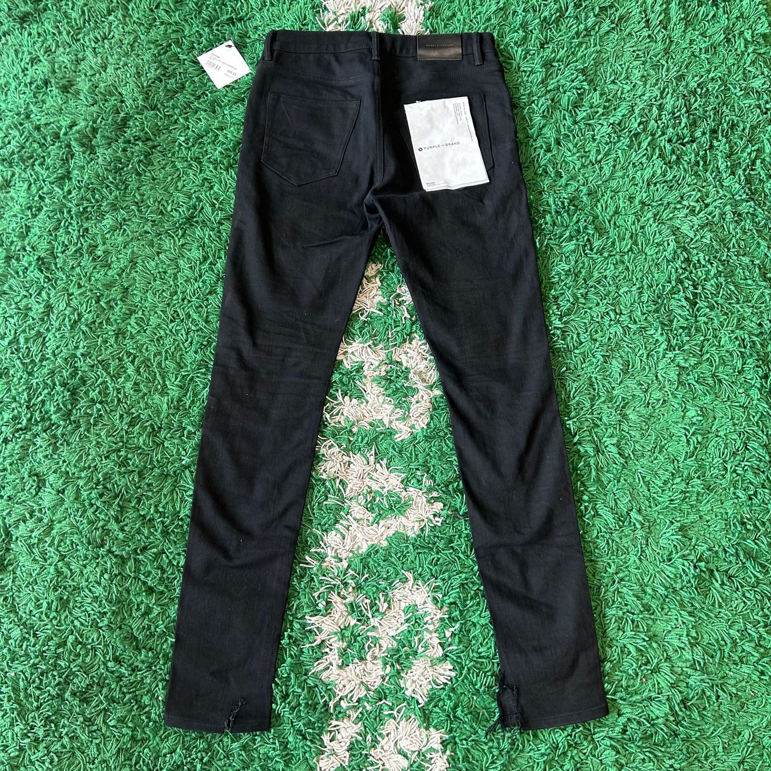 PO PURPLE P001 SLIM FIT BLACK/BLACK SIZE 29