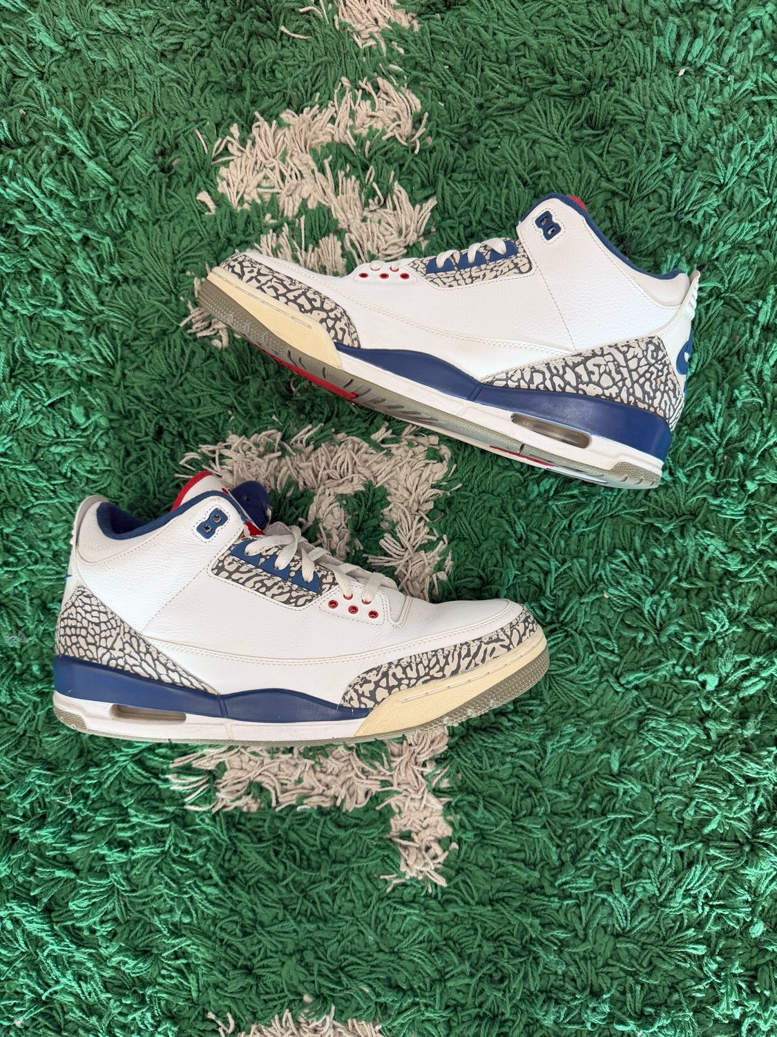 PO NB AIR JORDAN 3 TRUE BLUE SIZE 13