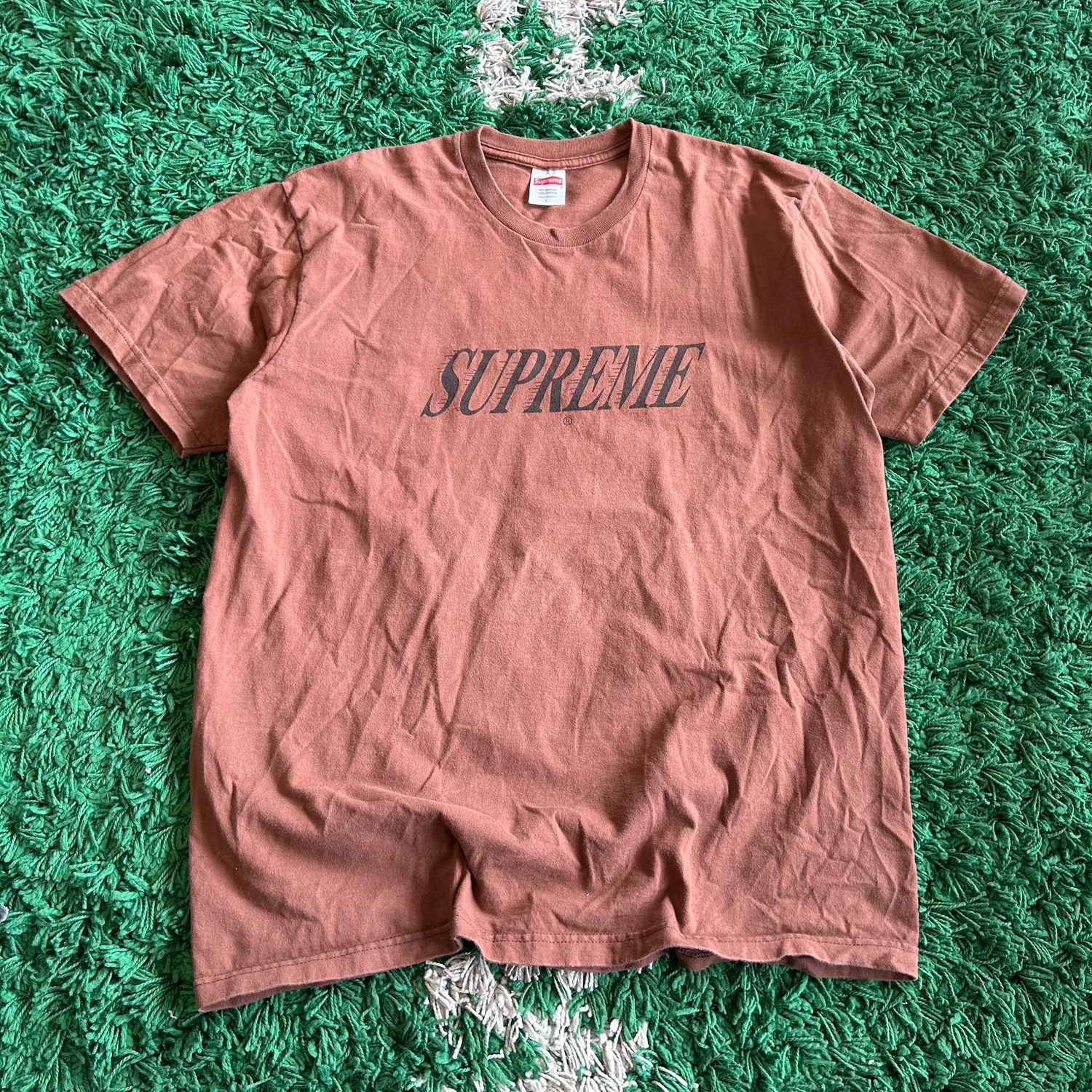 PO SUPREME SLAP SHOT TEE BROWN SIZE LARGE