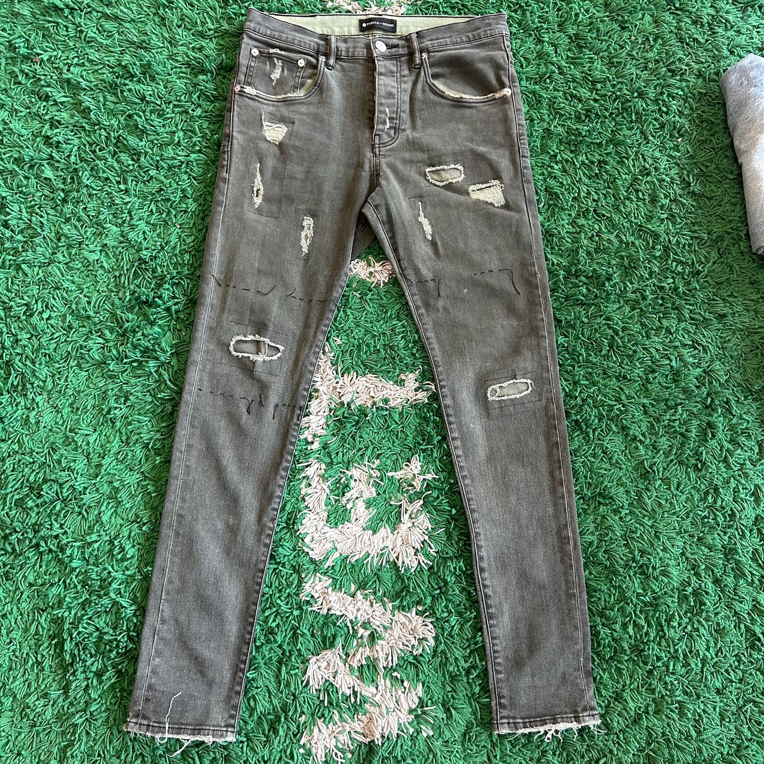 PO PURPLE P002 NBT BLACK REPAIR OLIVE WASH SIZE 31