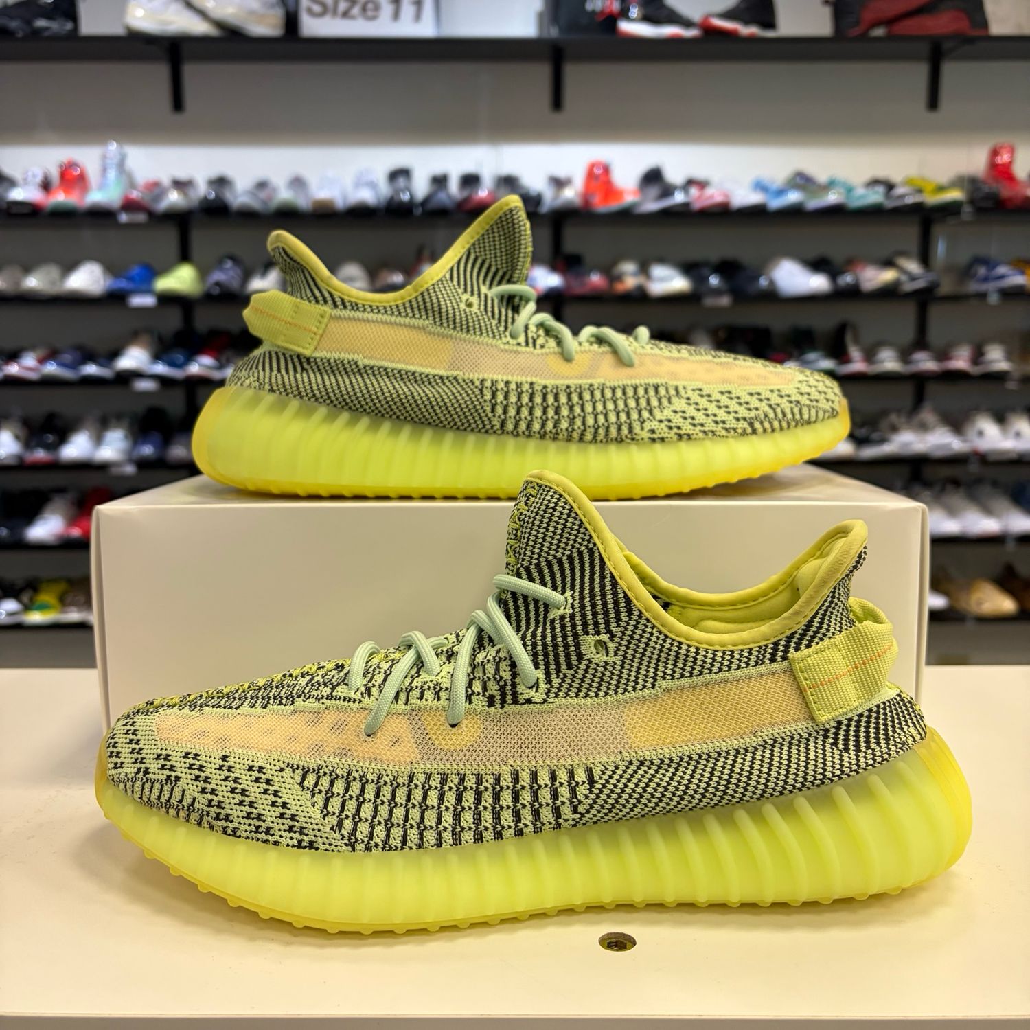 PO NB ADIDAS YEEZY BOOST 350 V2 YEEZREEL (NON-REFLECTIVE)  SIZE 12