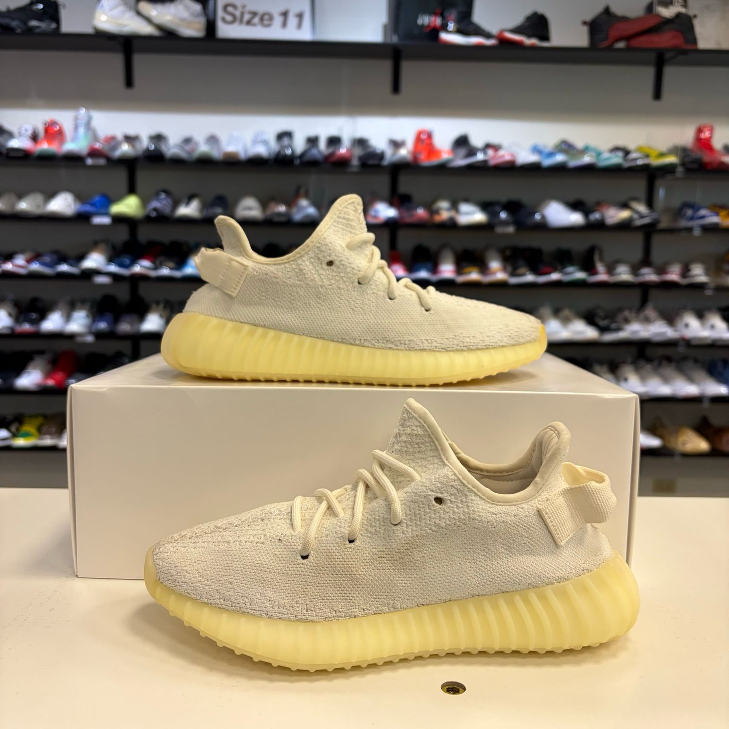 PO NB ADIDAS YEEZY BOOST 350 V2 CREAM SIZE 6