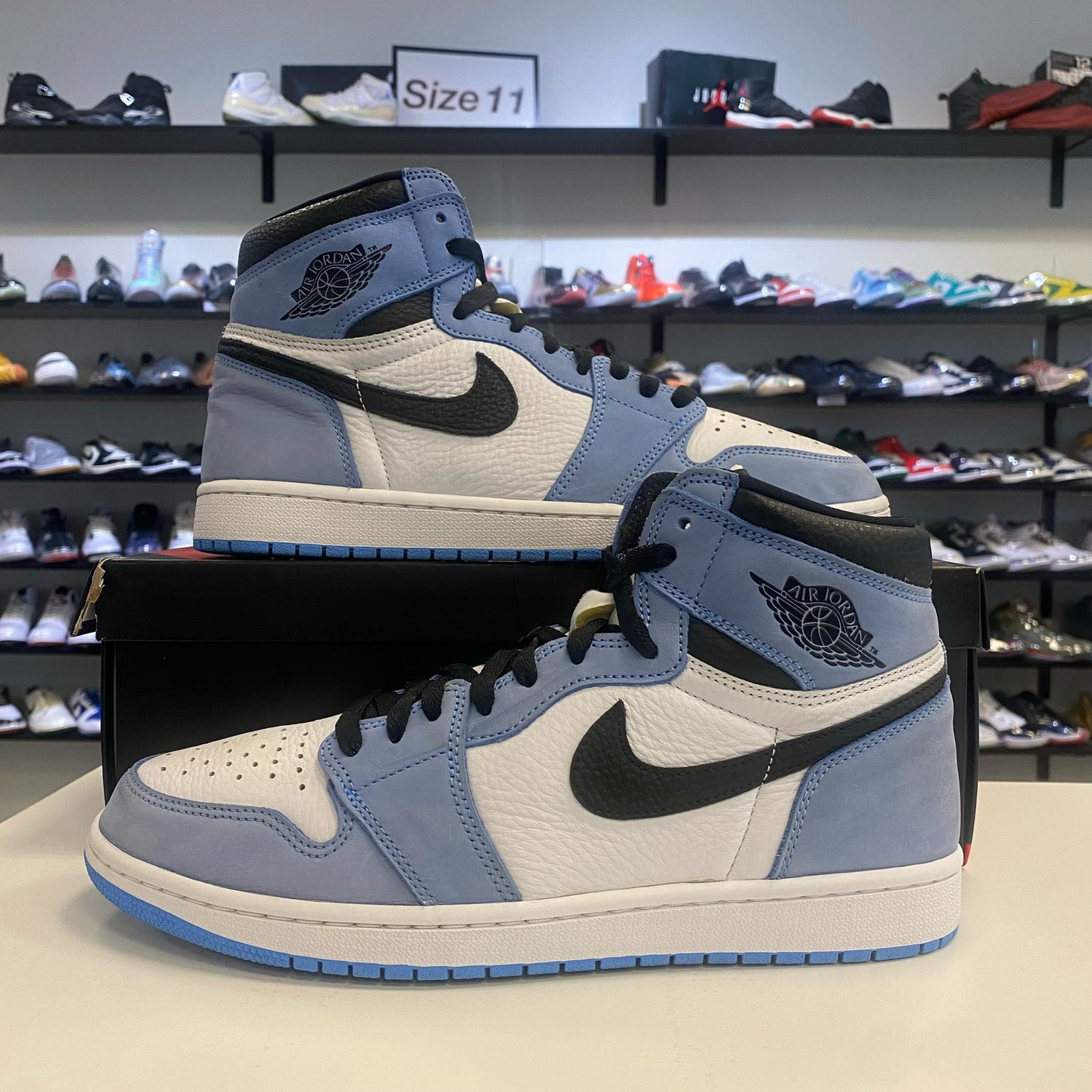 PO2 AIR JORDAN 1 RETRO HIGH OG UNIVERSITY BLUE SIZE 11