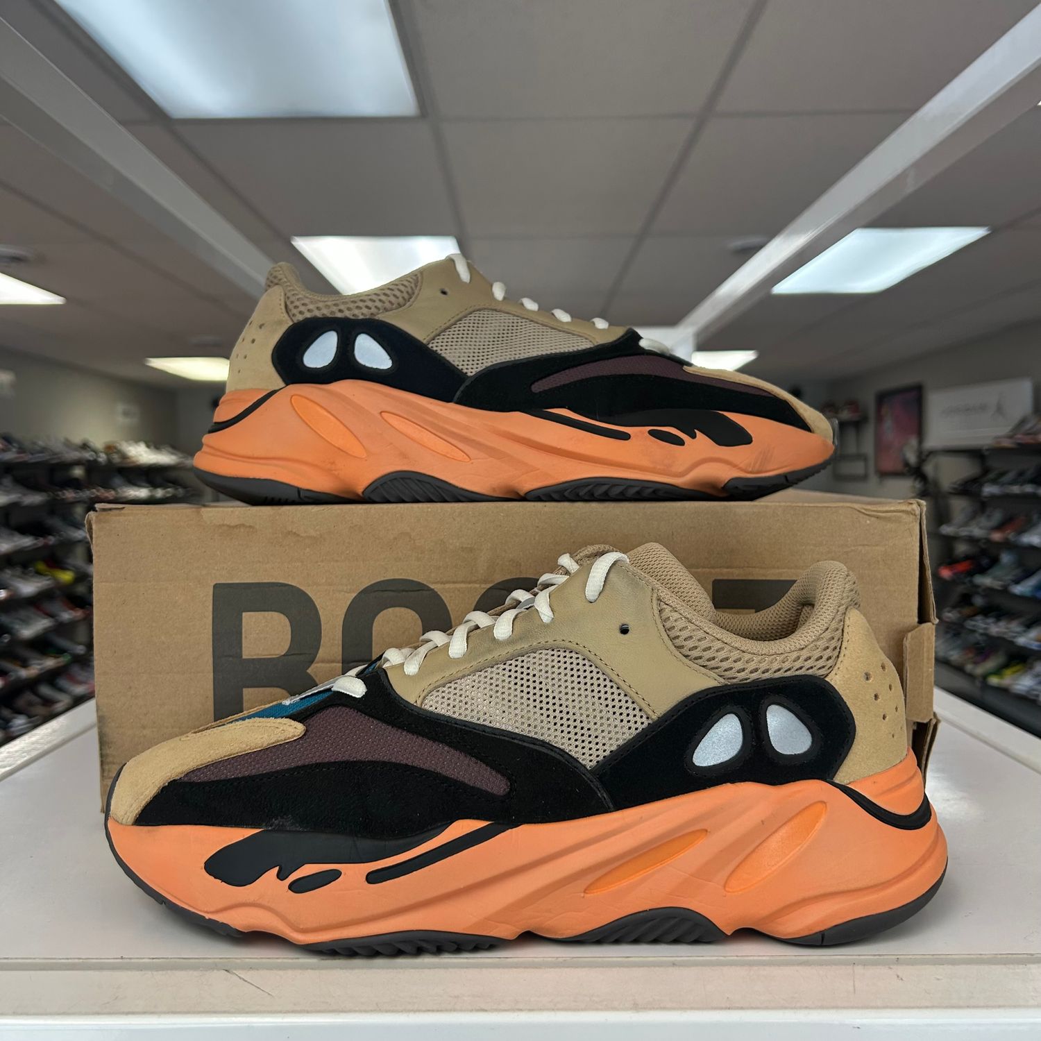 PO ADIDAS YEEZY BOOST 700 ENFLAME AMBER EB SX SIZE 10.5
