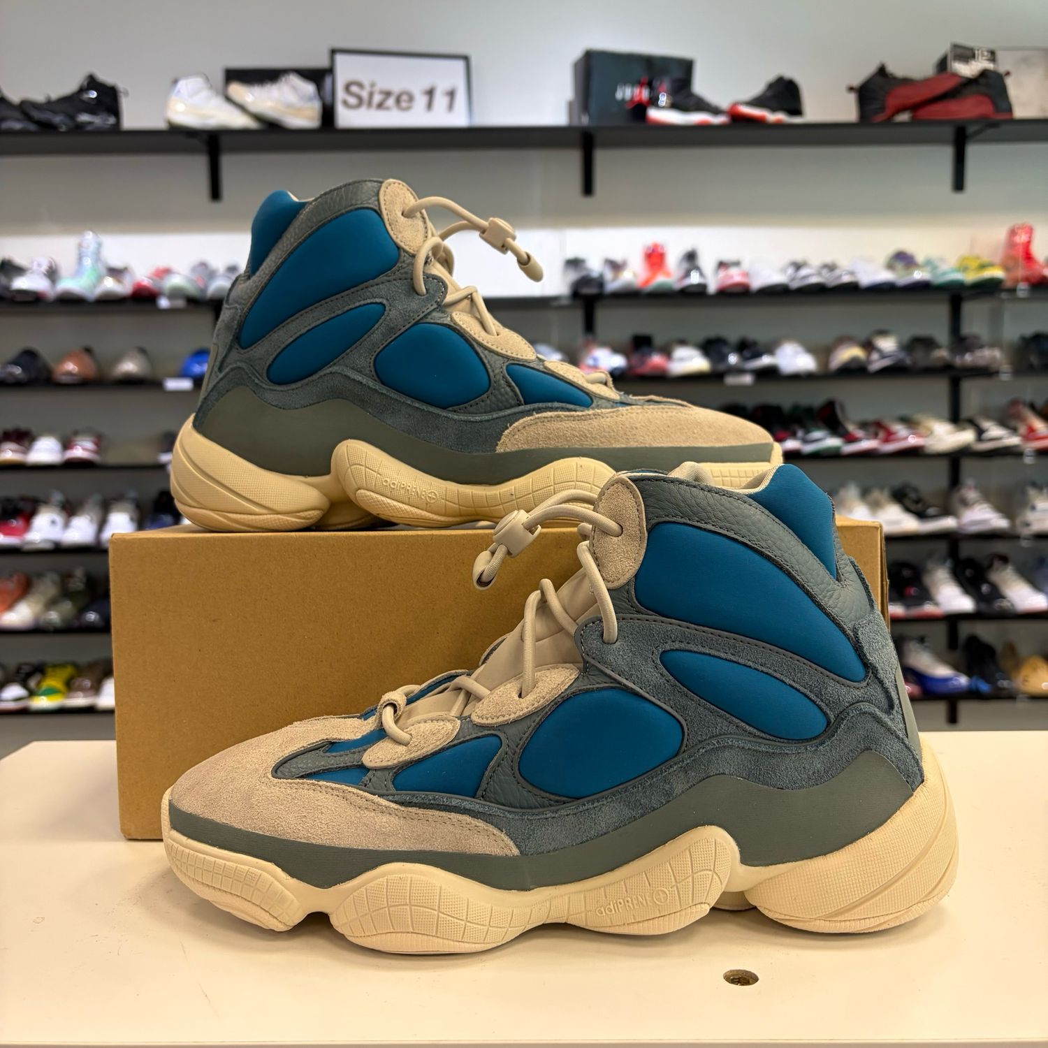 PO ADIDAS YEEZY 500 HIGH FROSTED BLUE SIZE 12