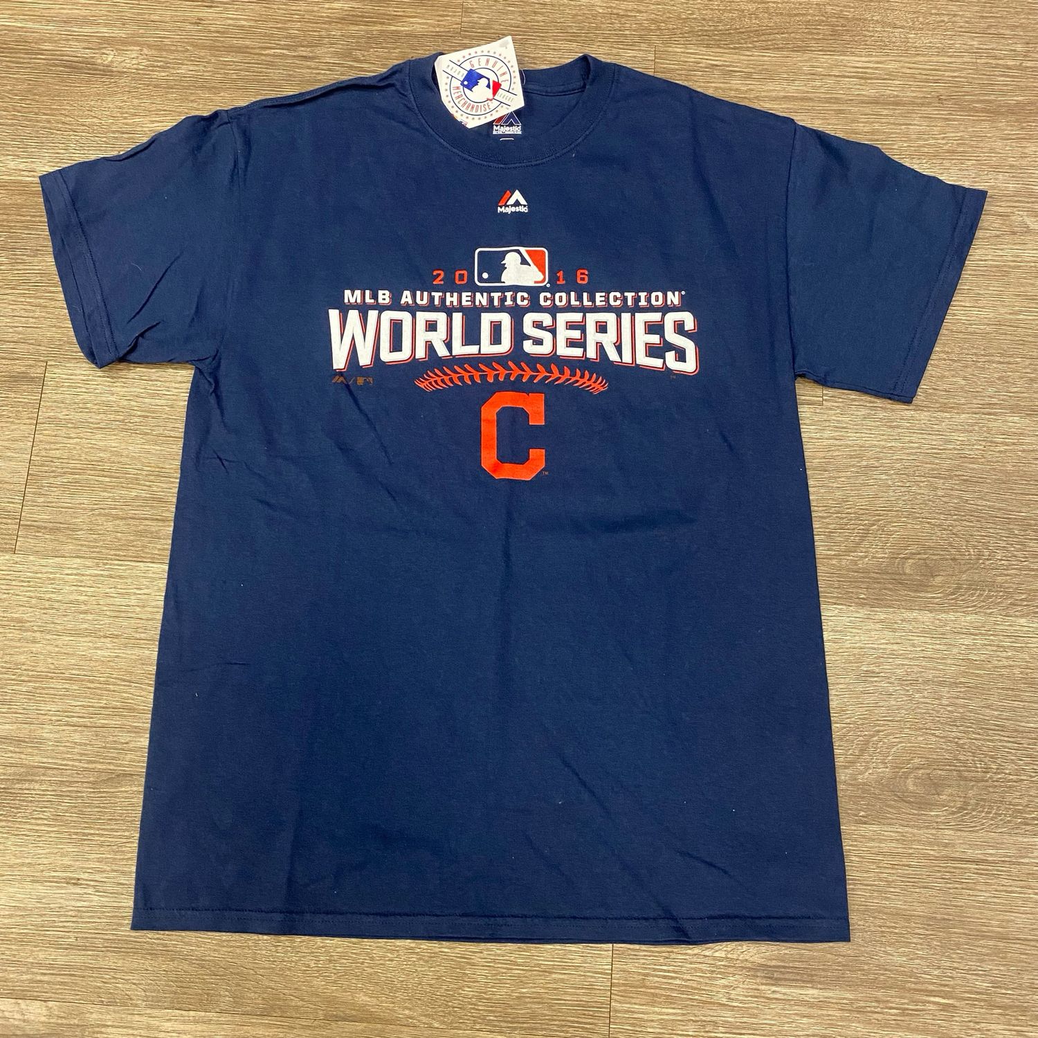 PO INDIANS 2016 WORLD SERIES TEE NAVY SIZE M