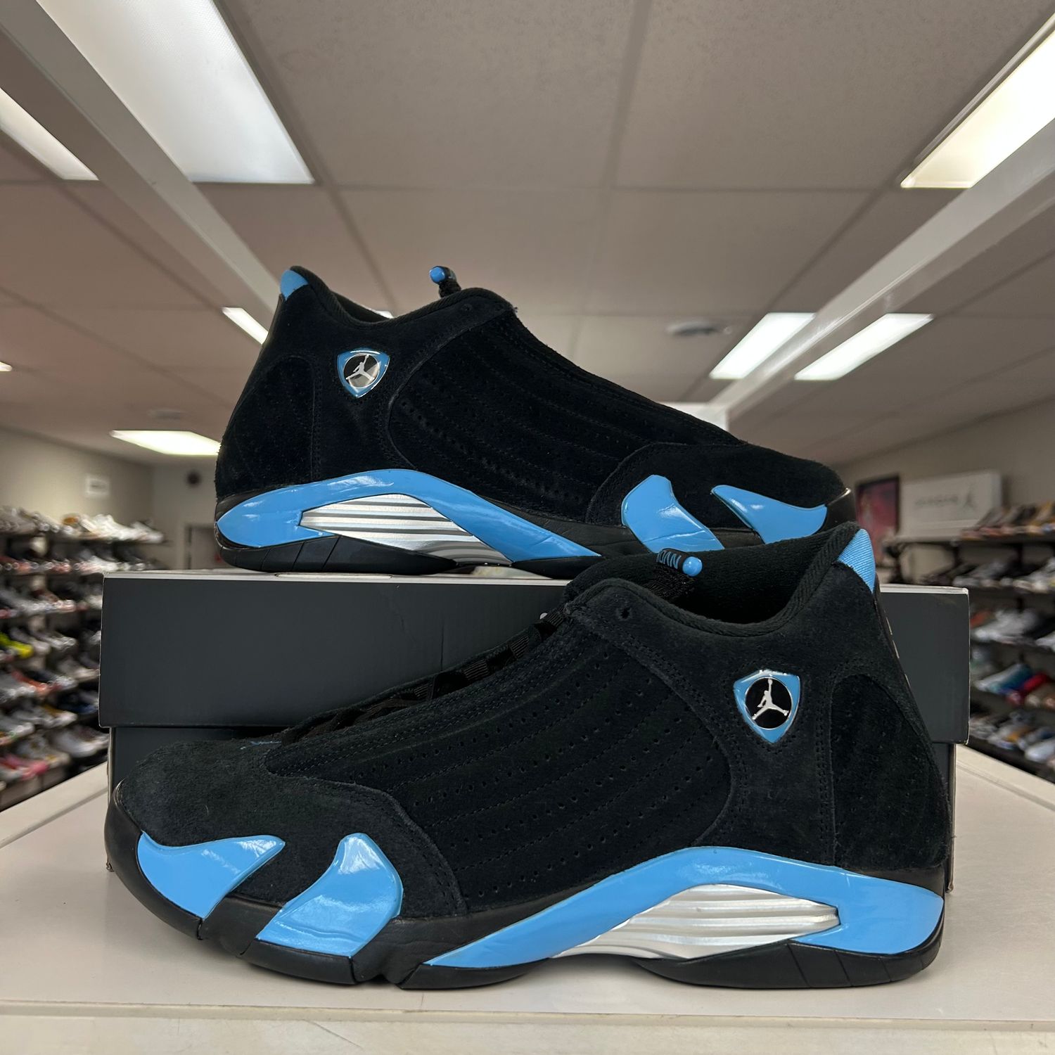 PO AIR JORDAN 14 RETRO BLACK UNIVERSITY BLUE (2026) SIZE 11