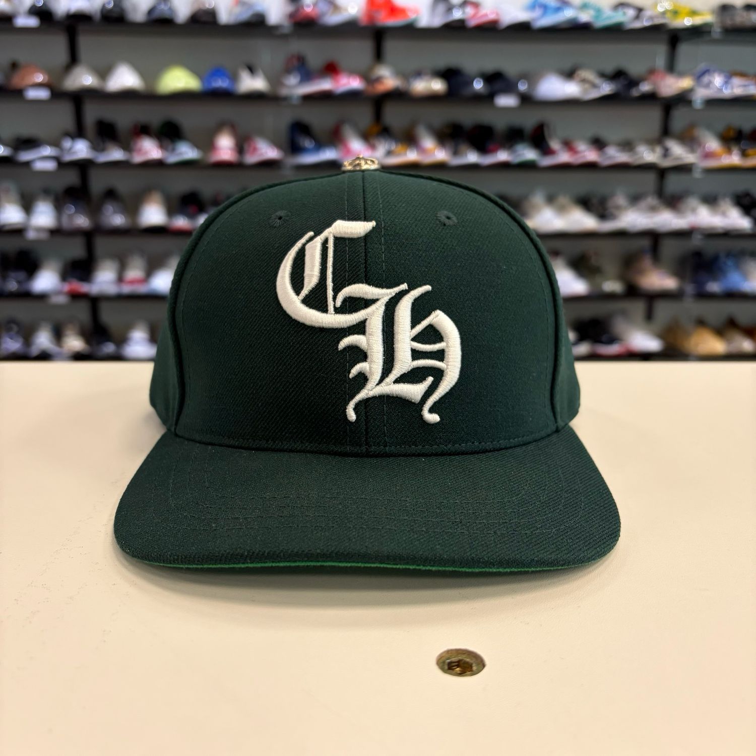 PO CH ESSENTIALS LA EXCLUSIVE BASEBALL WOOL CAP GREEN