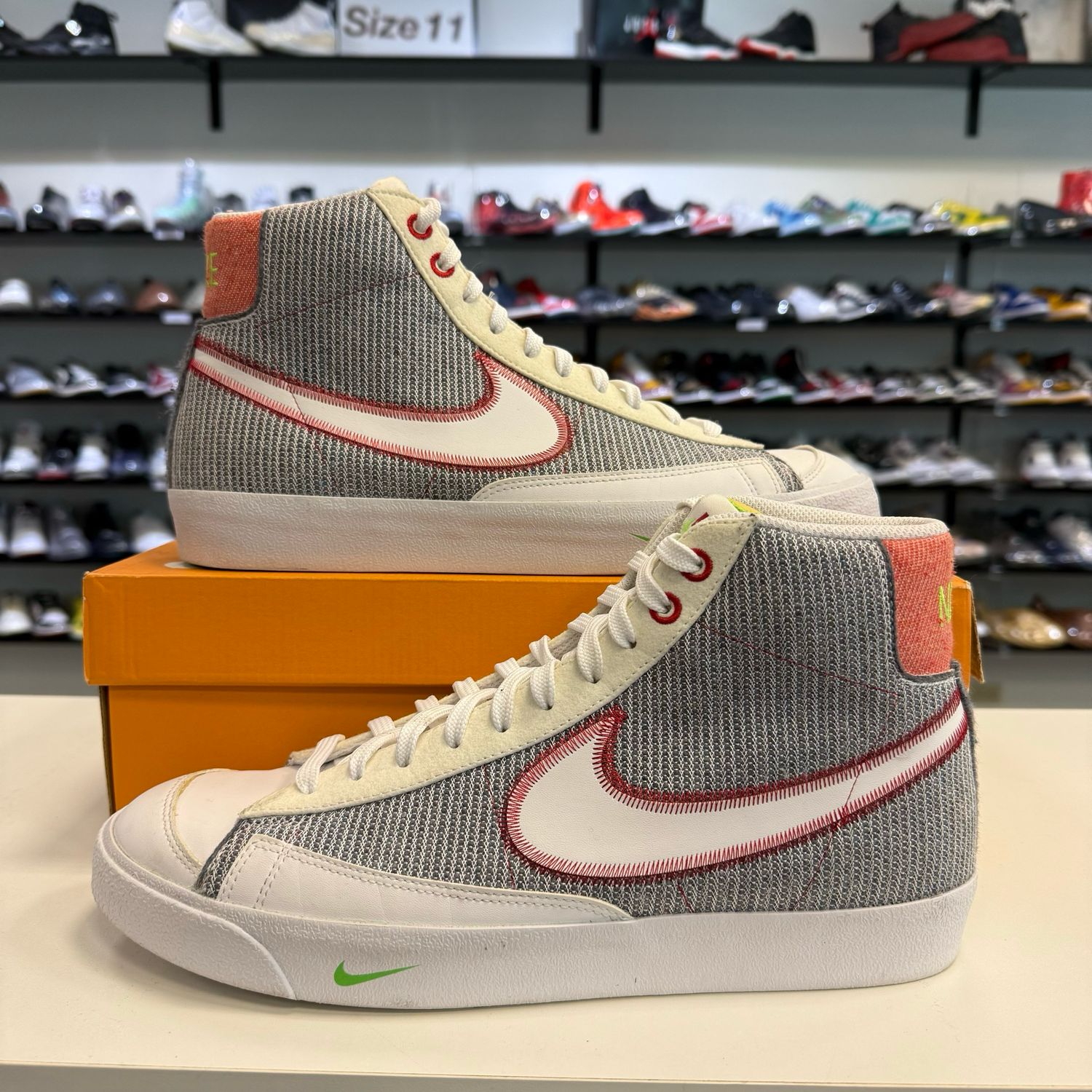 PO NIKE BLAZER MID 77 RECYCLED JERSEYS SIZE 11.5
