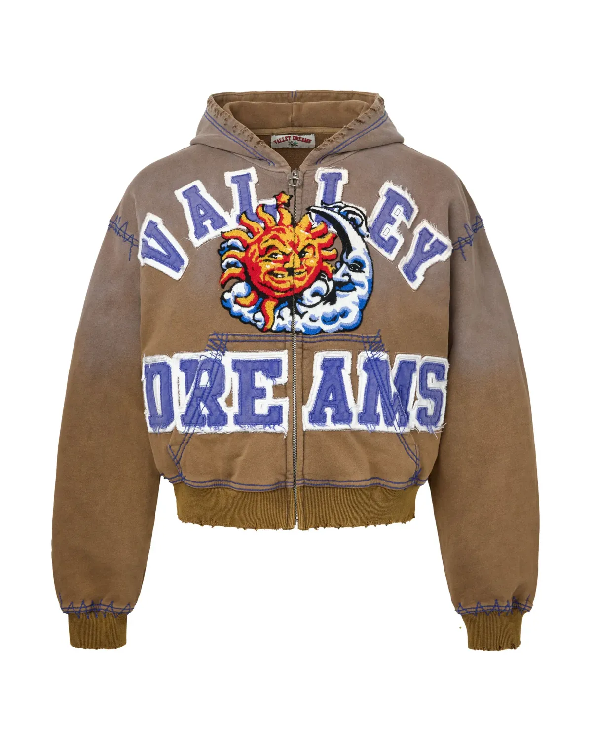 NEW VALE SUNNY ZIP UP BROWN