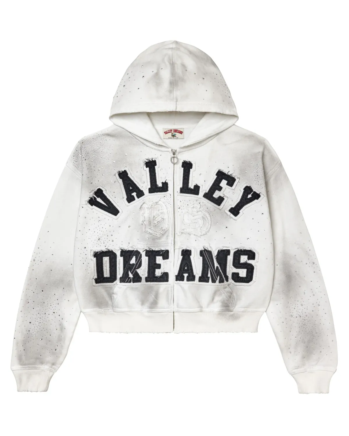 NEW VALE CLASSICO ZIP UP HOODIE WHITE