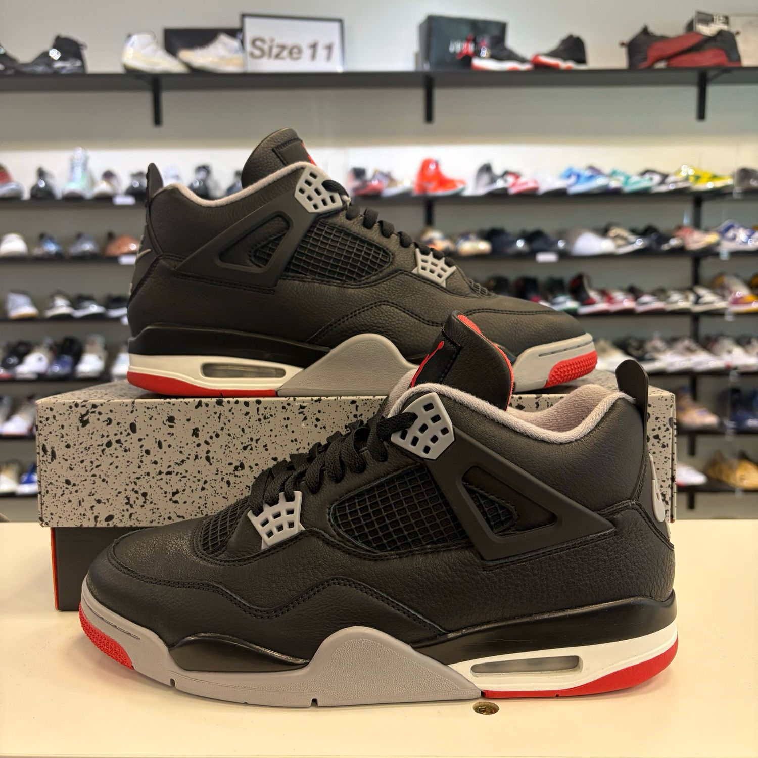 PO6 AIR JORDAN 4 RETRO BRED REIMAGINED SIZE 12