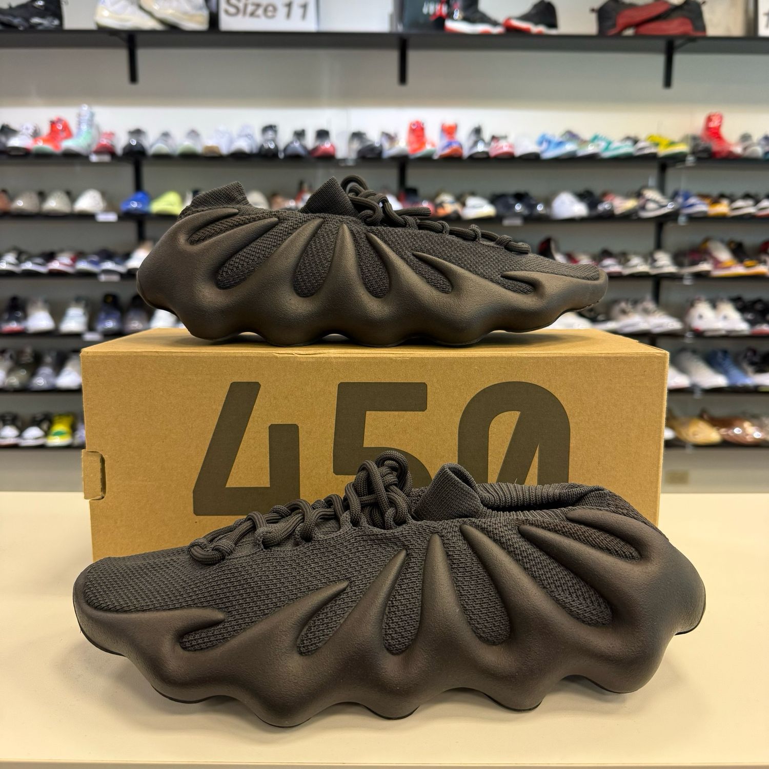 PO ADIDAS YEEZY 450 UTILITY BLACK SIZE 11