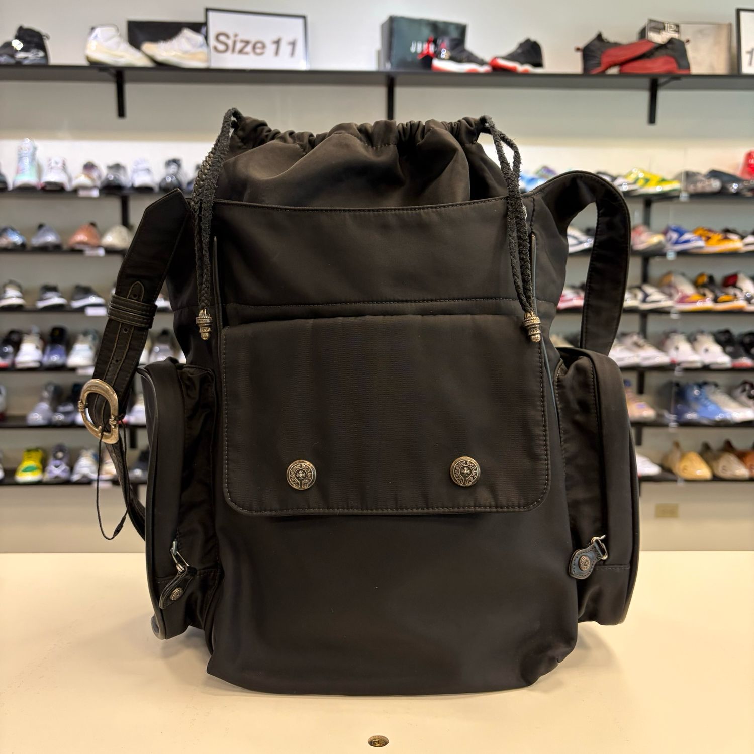 PO VINTAGE CH NYLON SHOULDER BAG