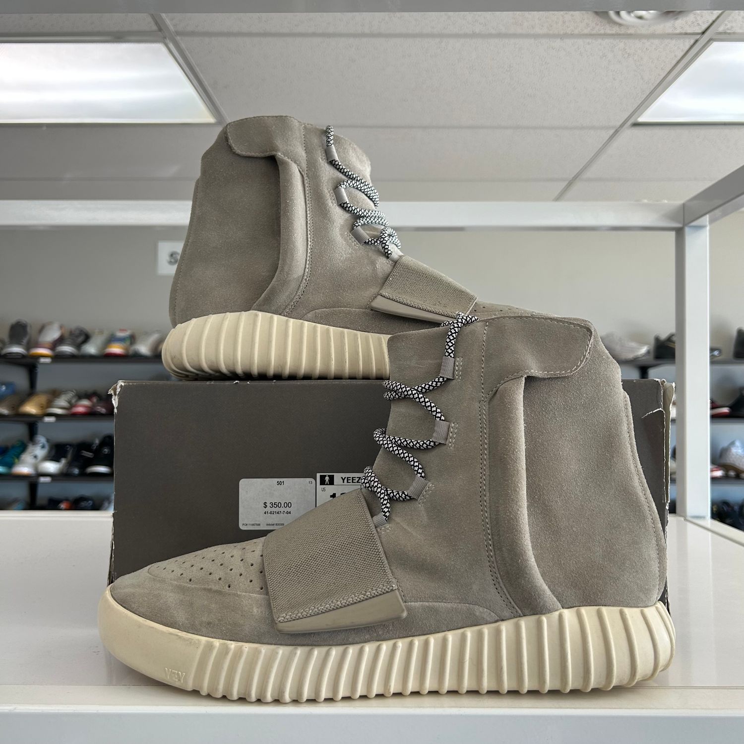 PO ADIDAS YEEZY BOOST 750 OG LIGHT BROWN SIZE 13