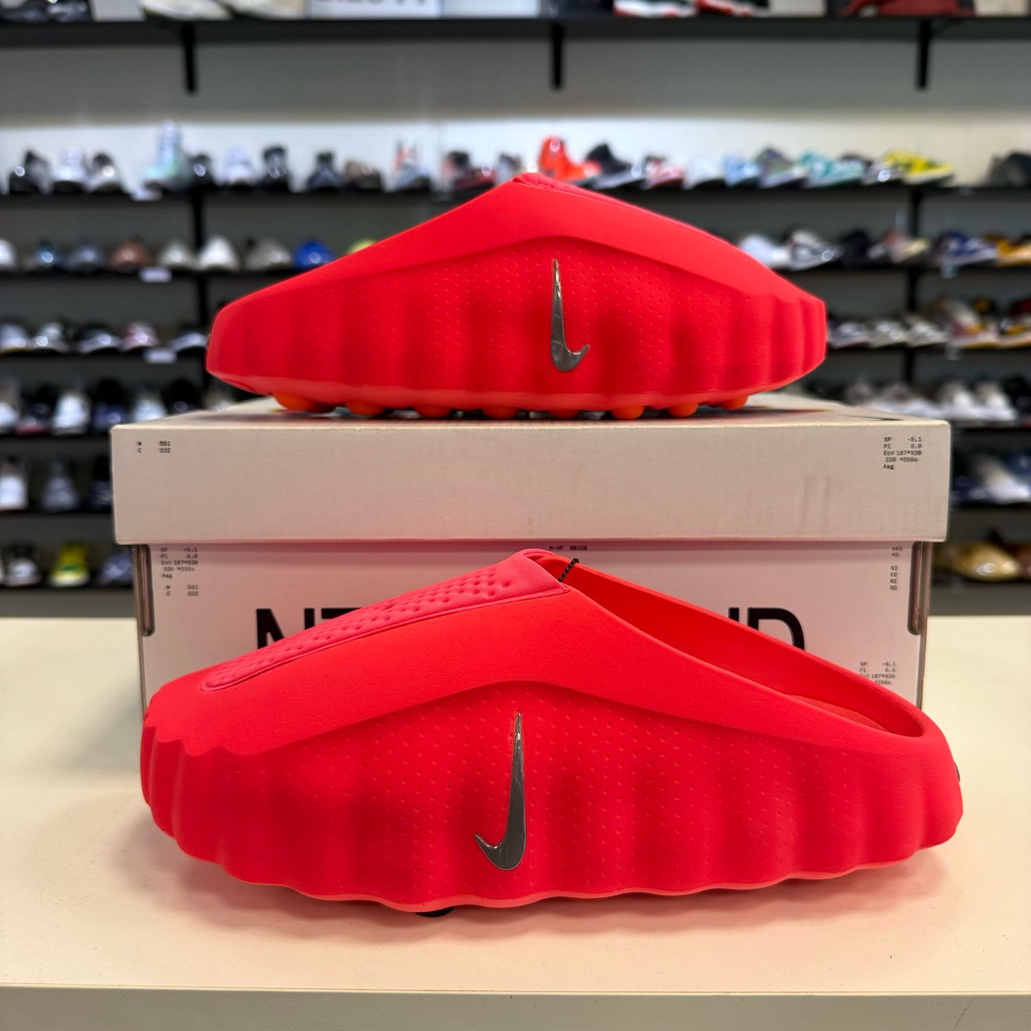 NEW NIKE MIND 001 SLIDE SOLAR RED