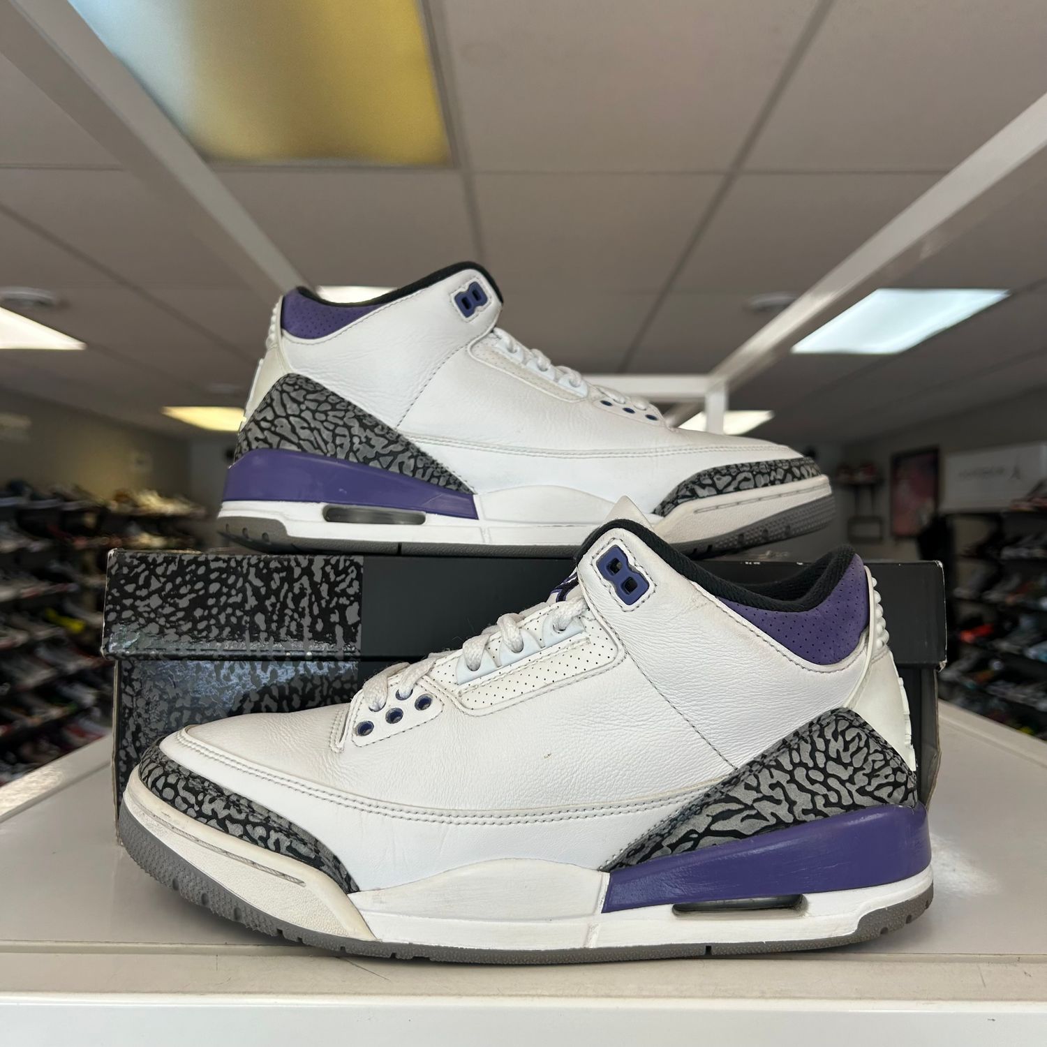 PO2 AIR JORDAN 3 DARK IRIS SIZE 8