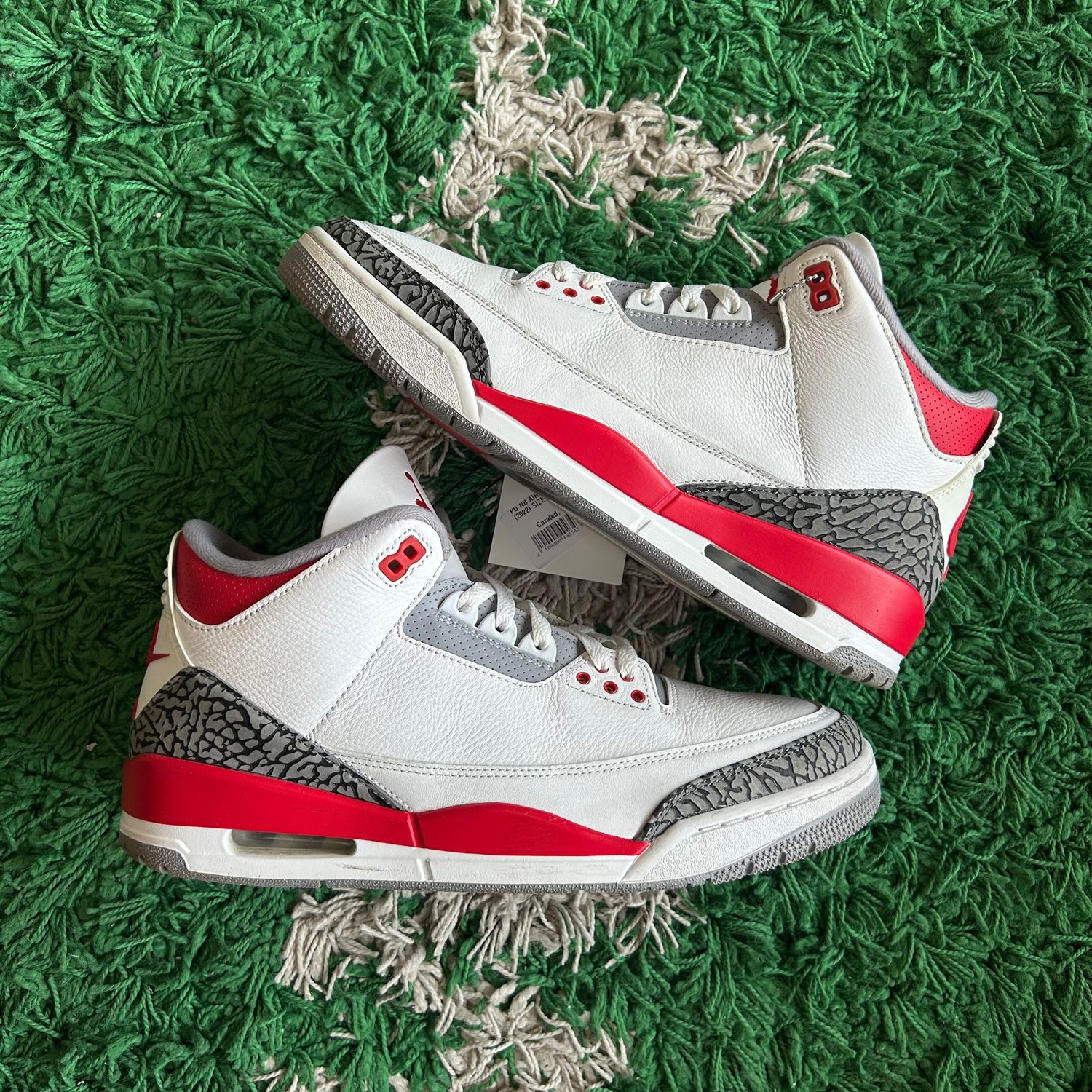 PO NB AIR JORDAN 3 FIRE RED (2022) SX SIZE 12